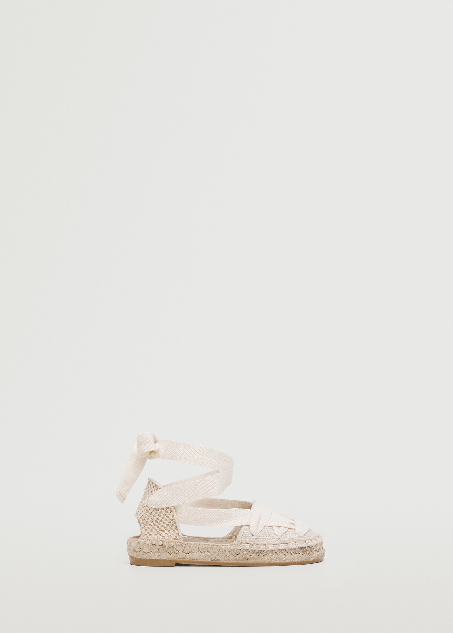 Lace-up linen espadrilles - Article without model