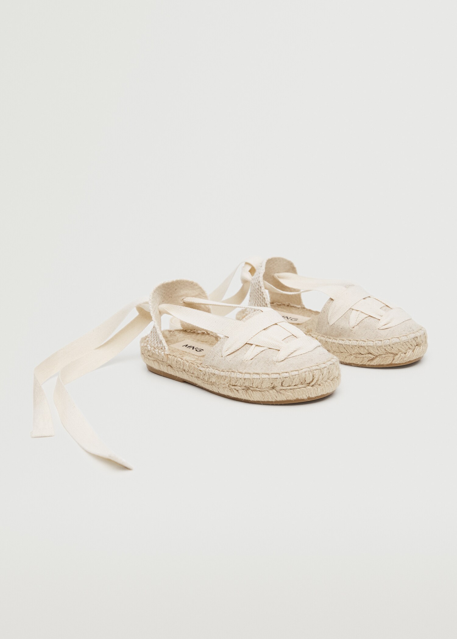 Lace-up linen espadrilles - Details of the article 5
