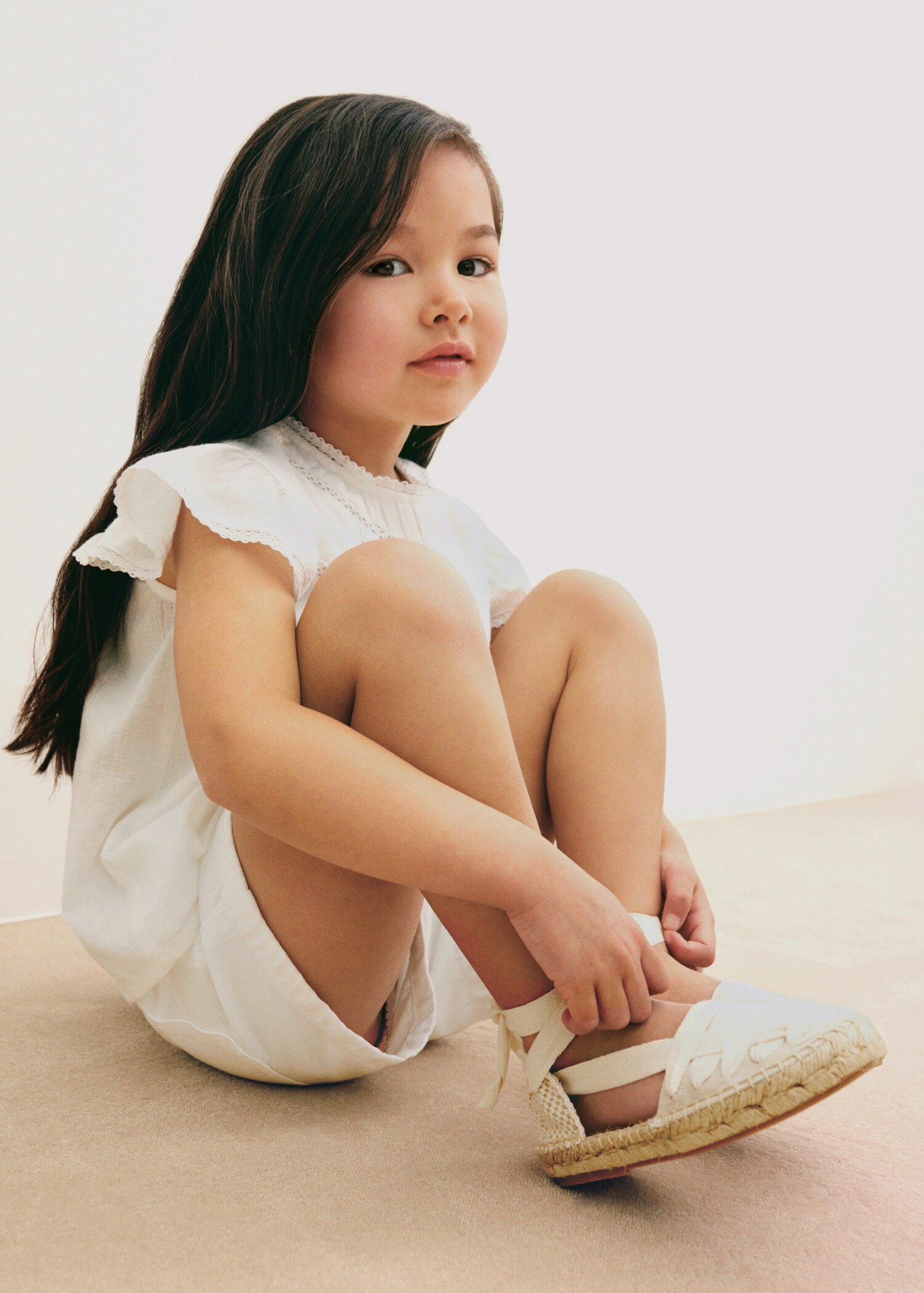 Lace-up linen espadrilles - Details of the article 6