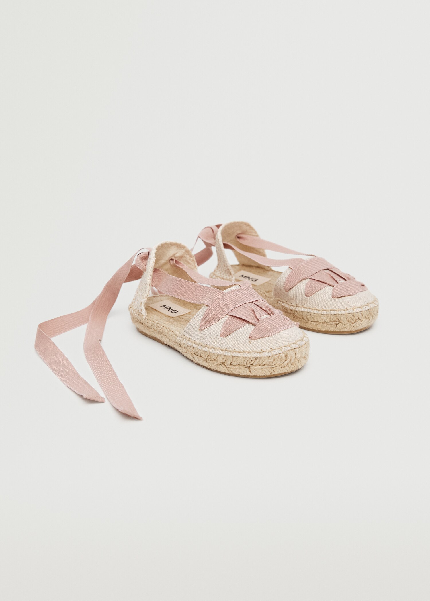 Lace-up linen espadrilles - Details of the article 2