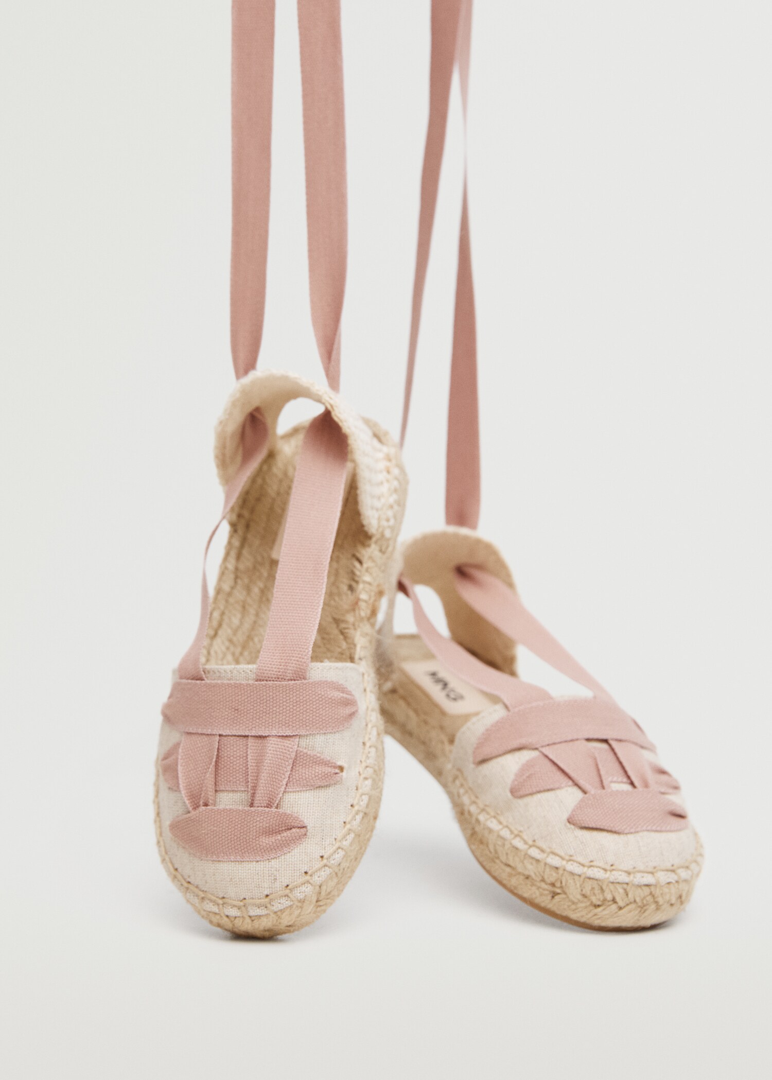 Lace-up linen espadrilles - Details of the article 3