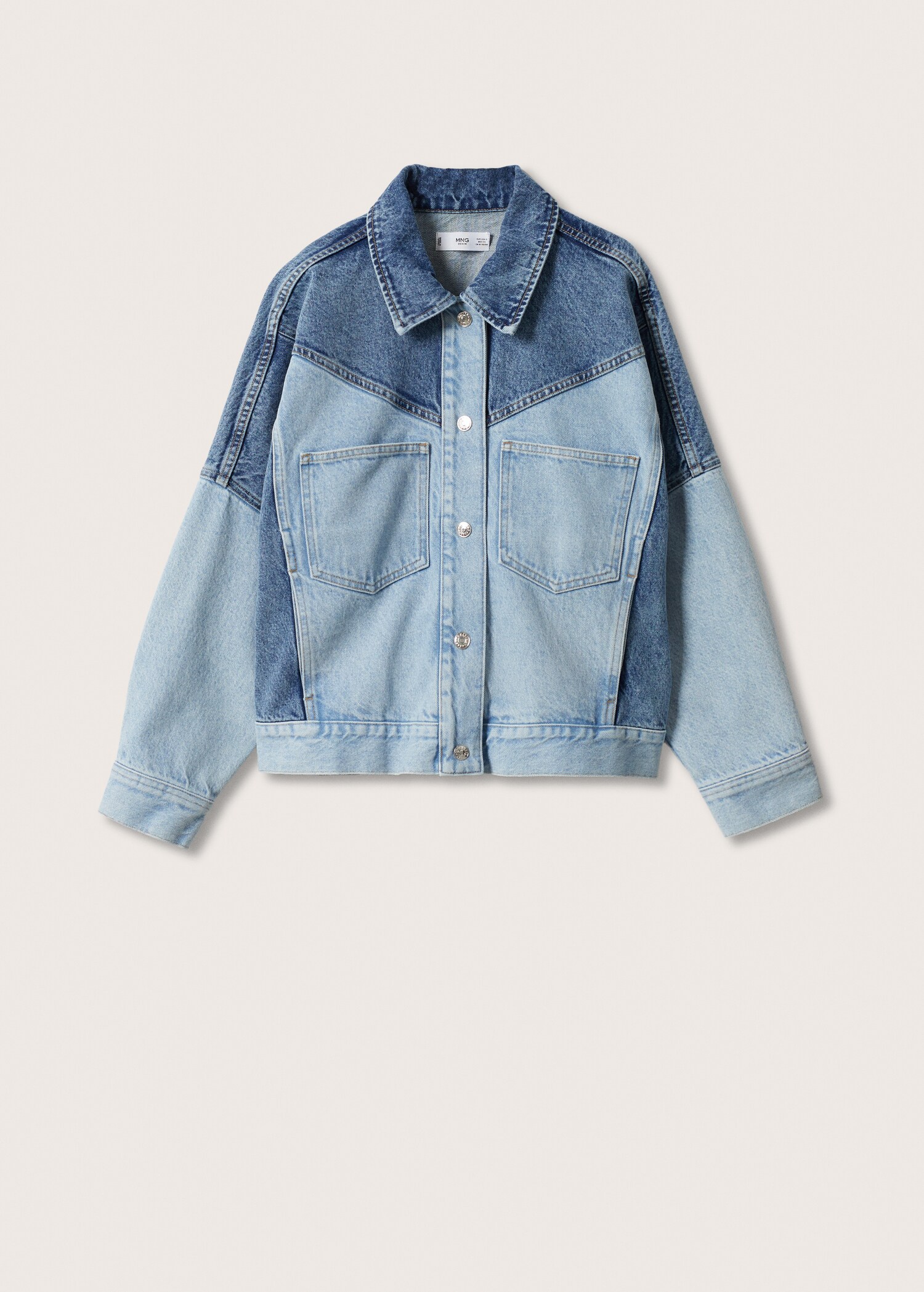 Oversize denim jacket - Article without model