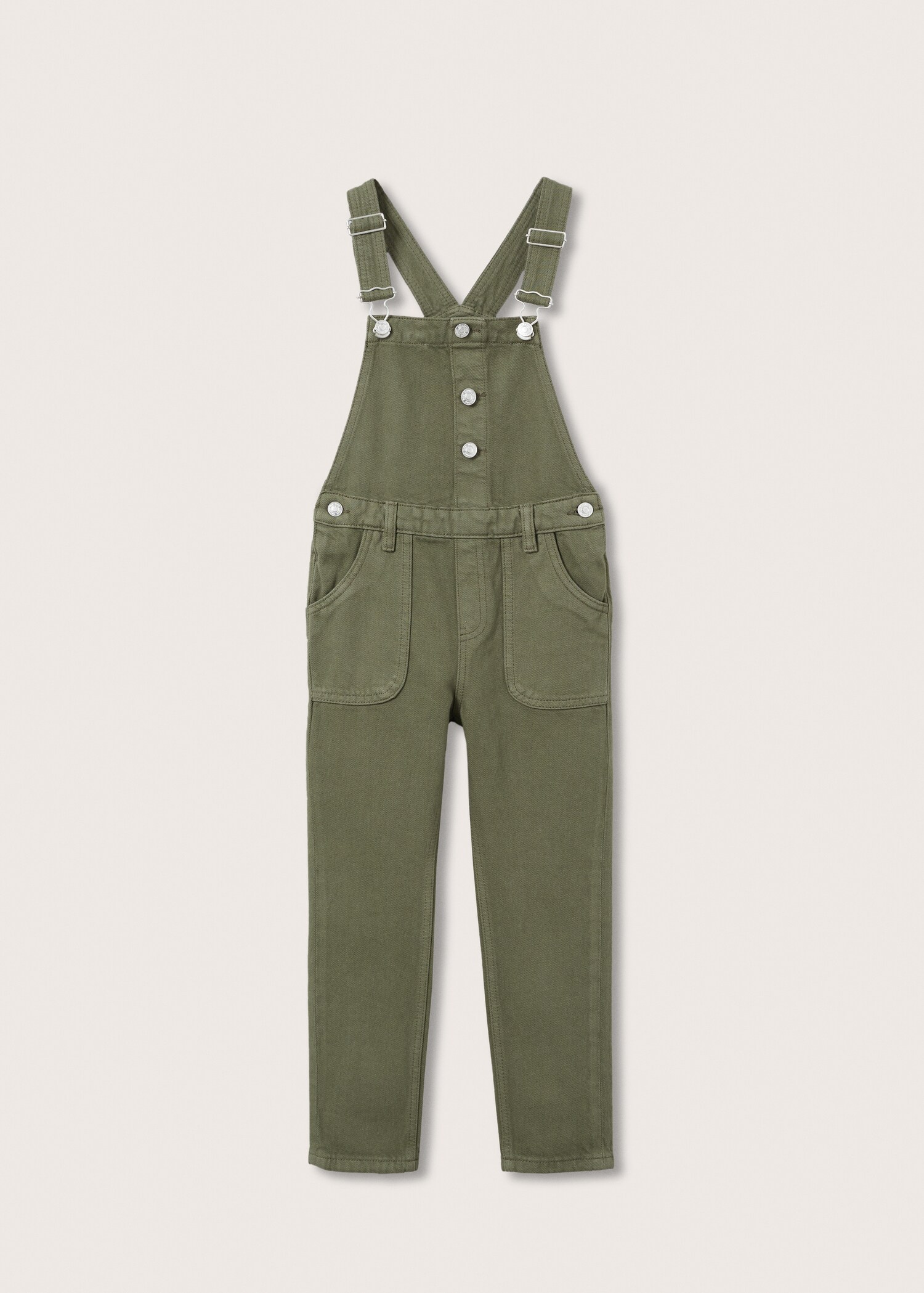 Straight denim dungarees - Article without model