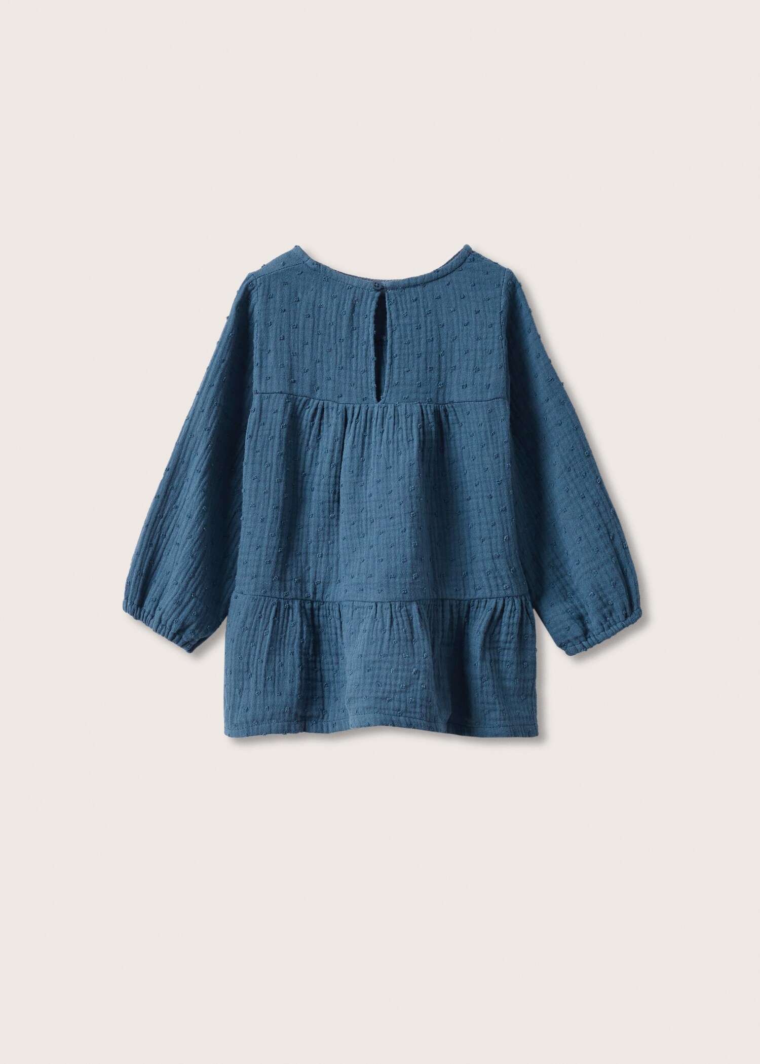 Plumetis-Kleid aus Baumwolle - Rückseite des Artikels