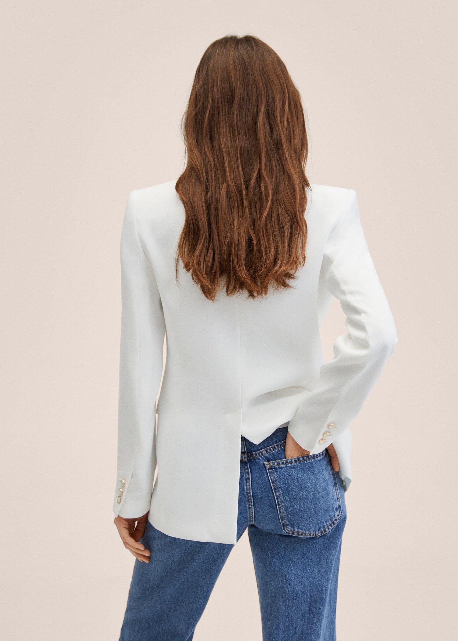 Double-breasted suit blazer - Reverse of the article