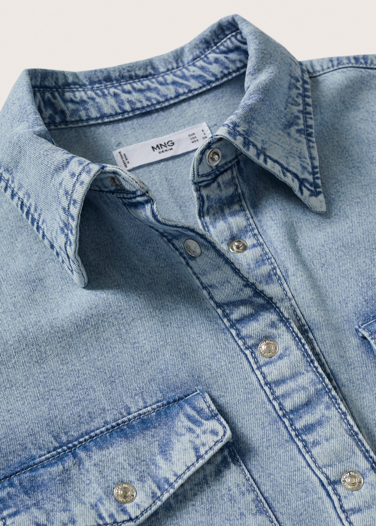 Jeanshemd mit Taschen - Detail des Artikels 8