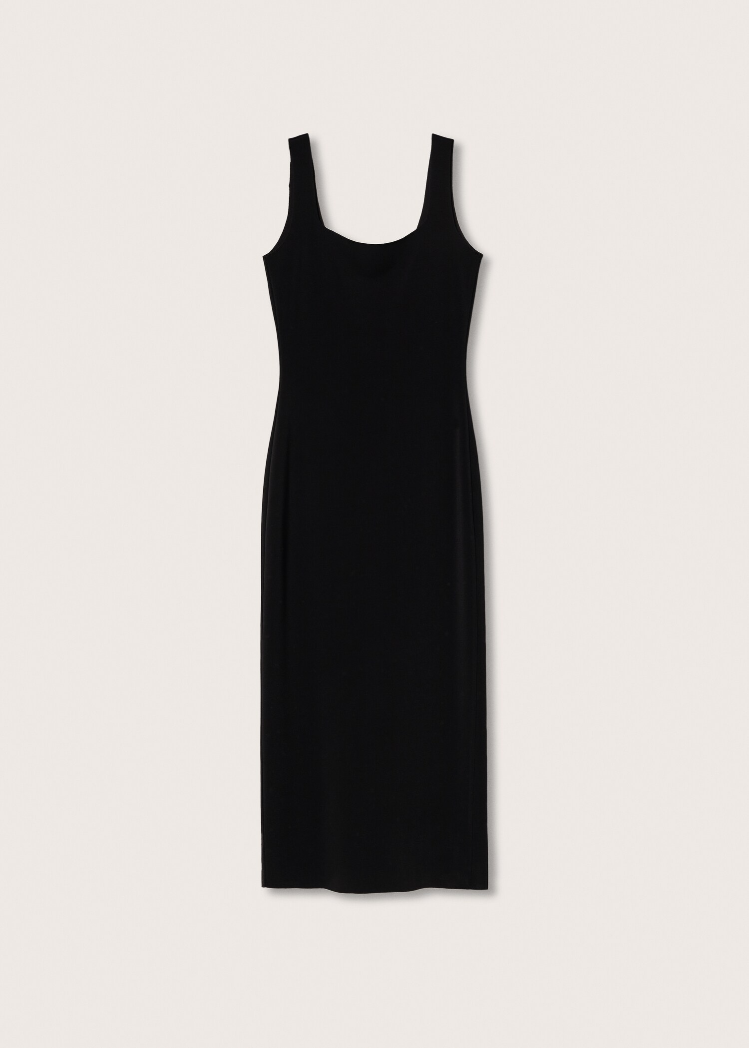 V-neckline fitted dress - Article without model