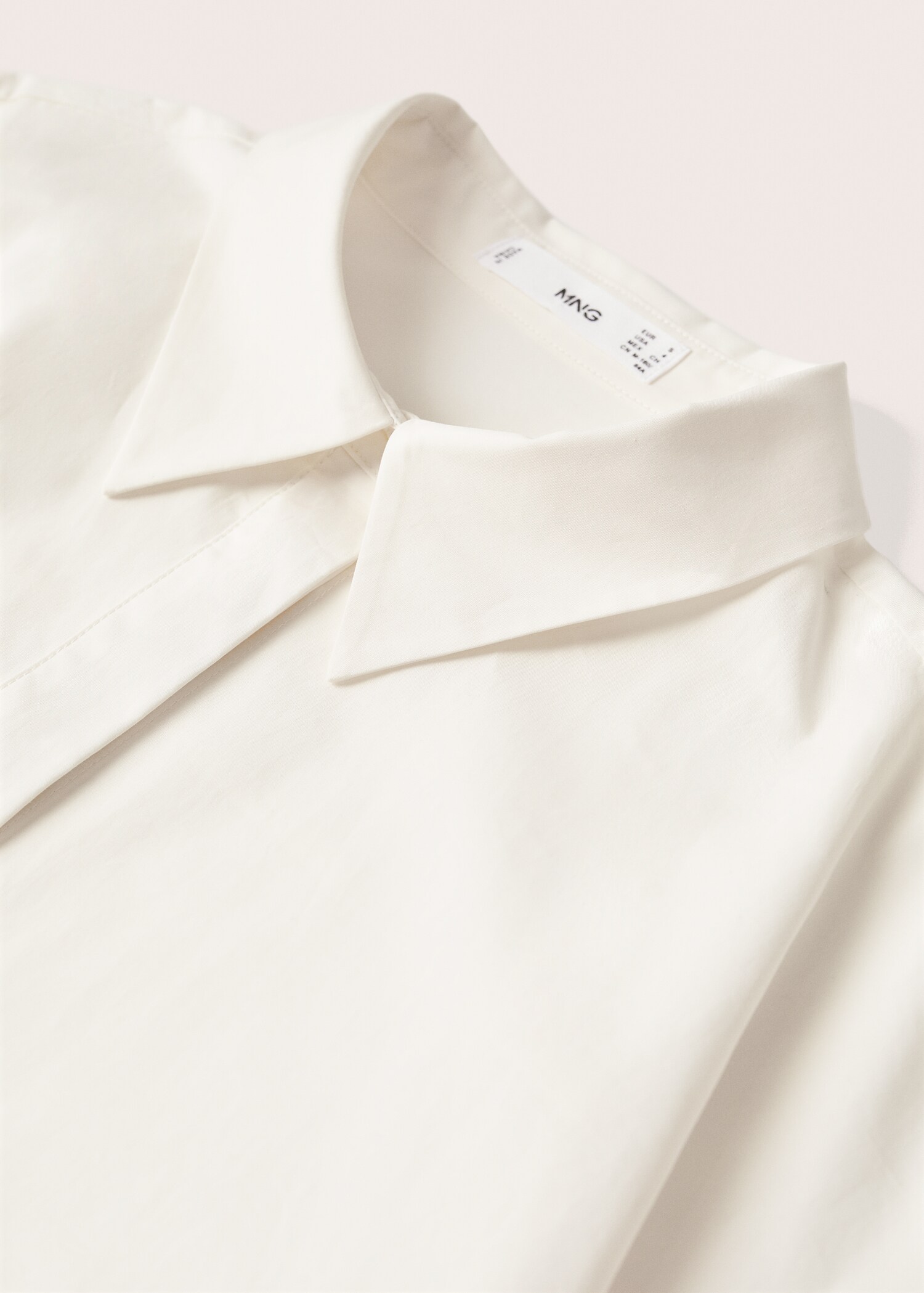 Vestido camisero algodón oversize - Detalle del artículo 8