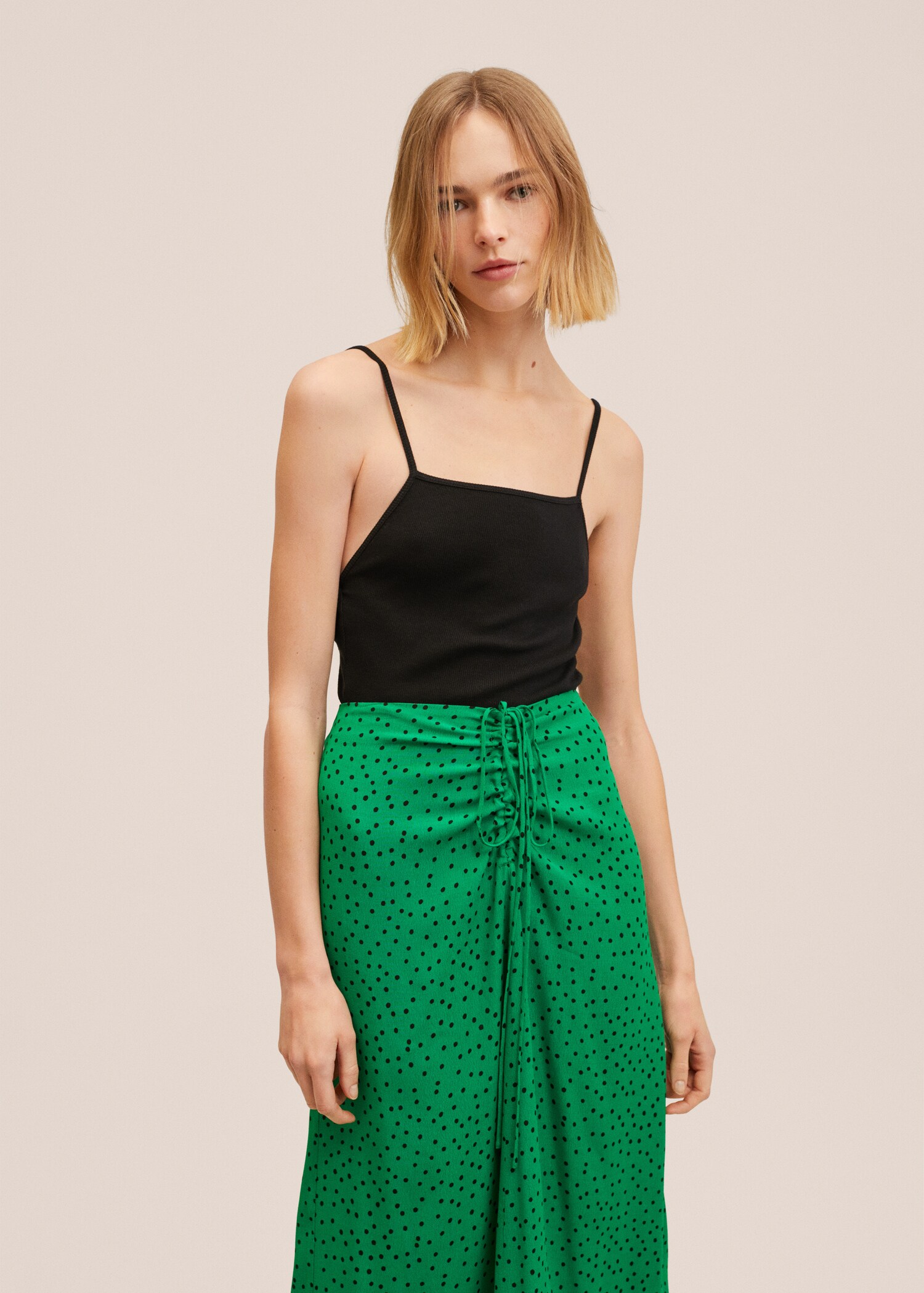 Faldilla estampada frunzida - Detall de l'article 1