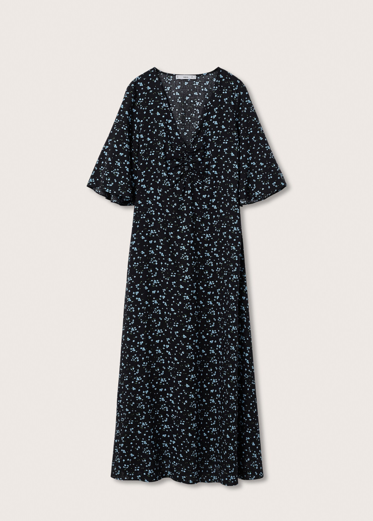 Robe froncée imprimée - Article sans modèle