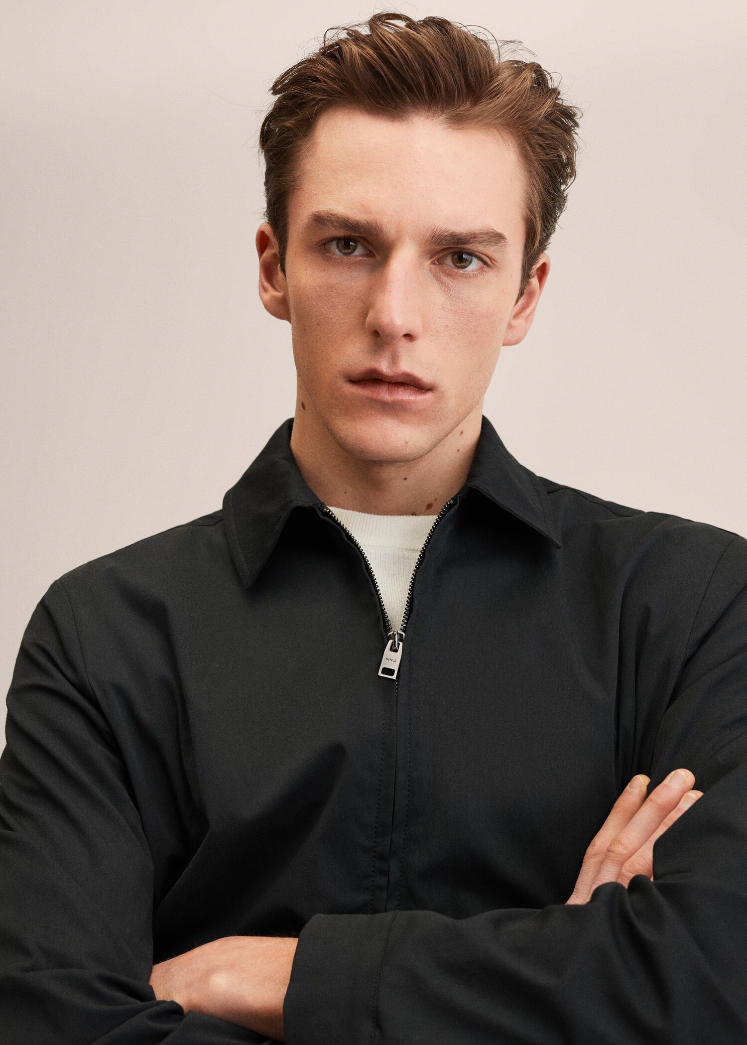 Zipper cotton jacket - Details of the article 1