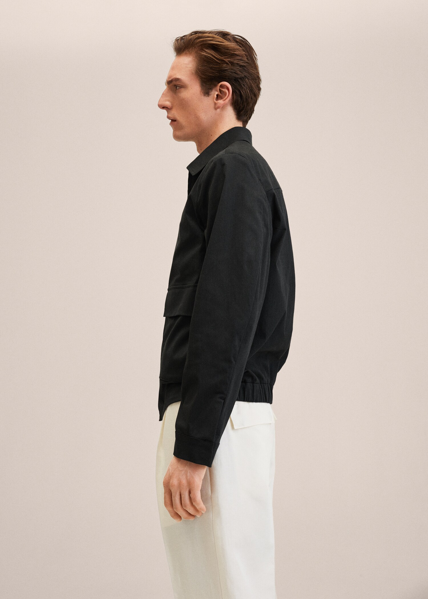Zipper cotton jacket - Details of the article 2