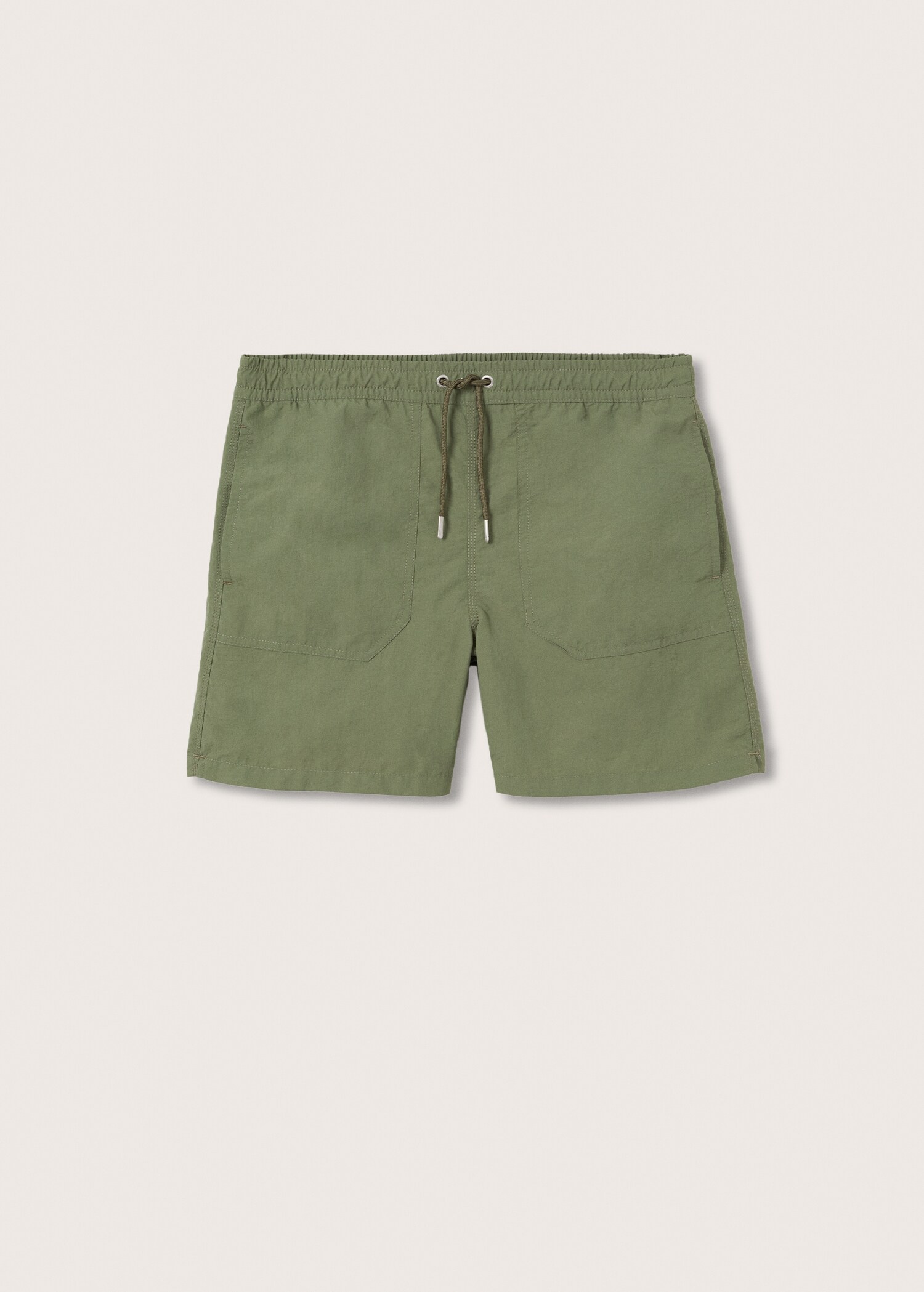 Cord plain swimming trunks - Article without model