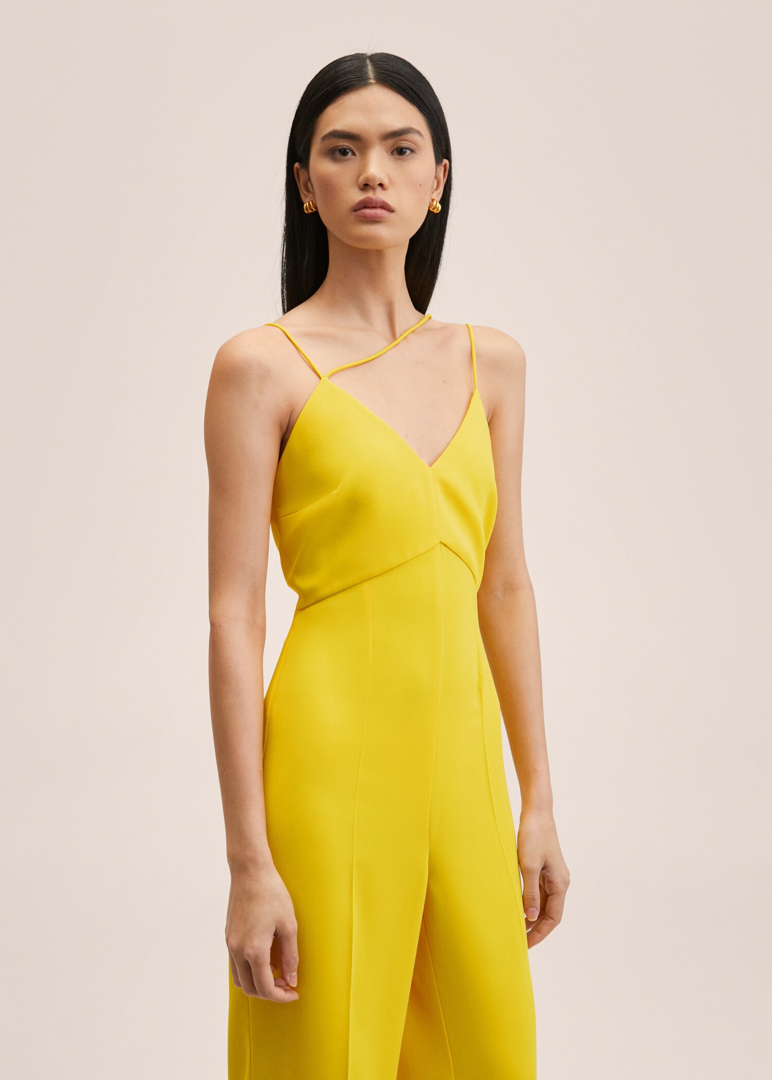 Jumpsuit med kryssede stropper - Halvtotal bildeutsnitt