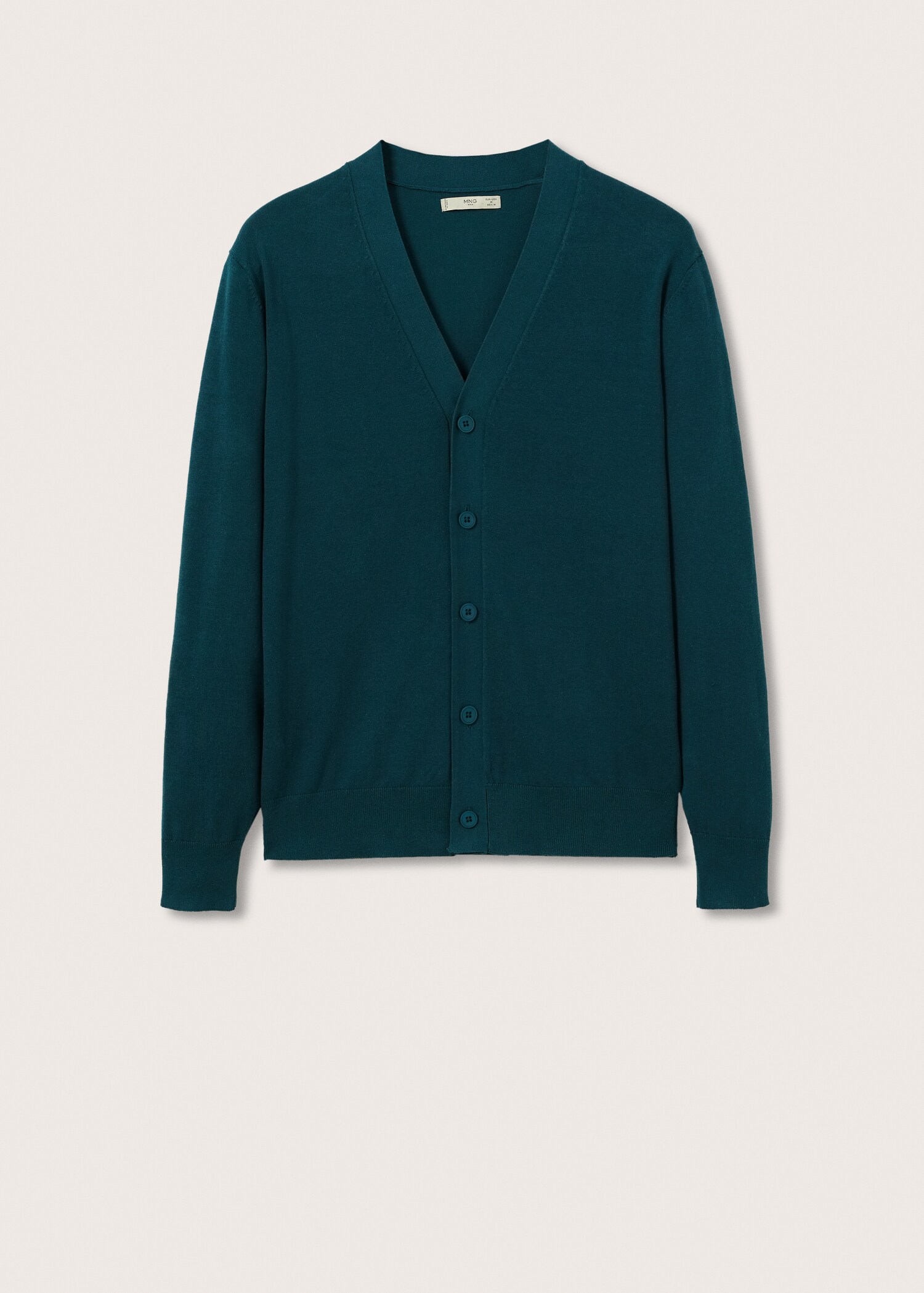 Buttoned cotton cardigan - Article without model