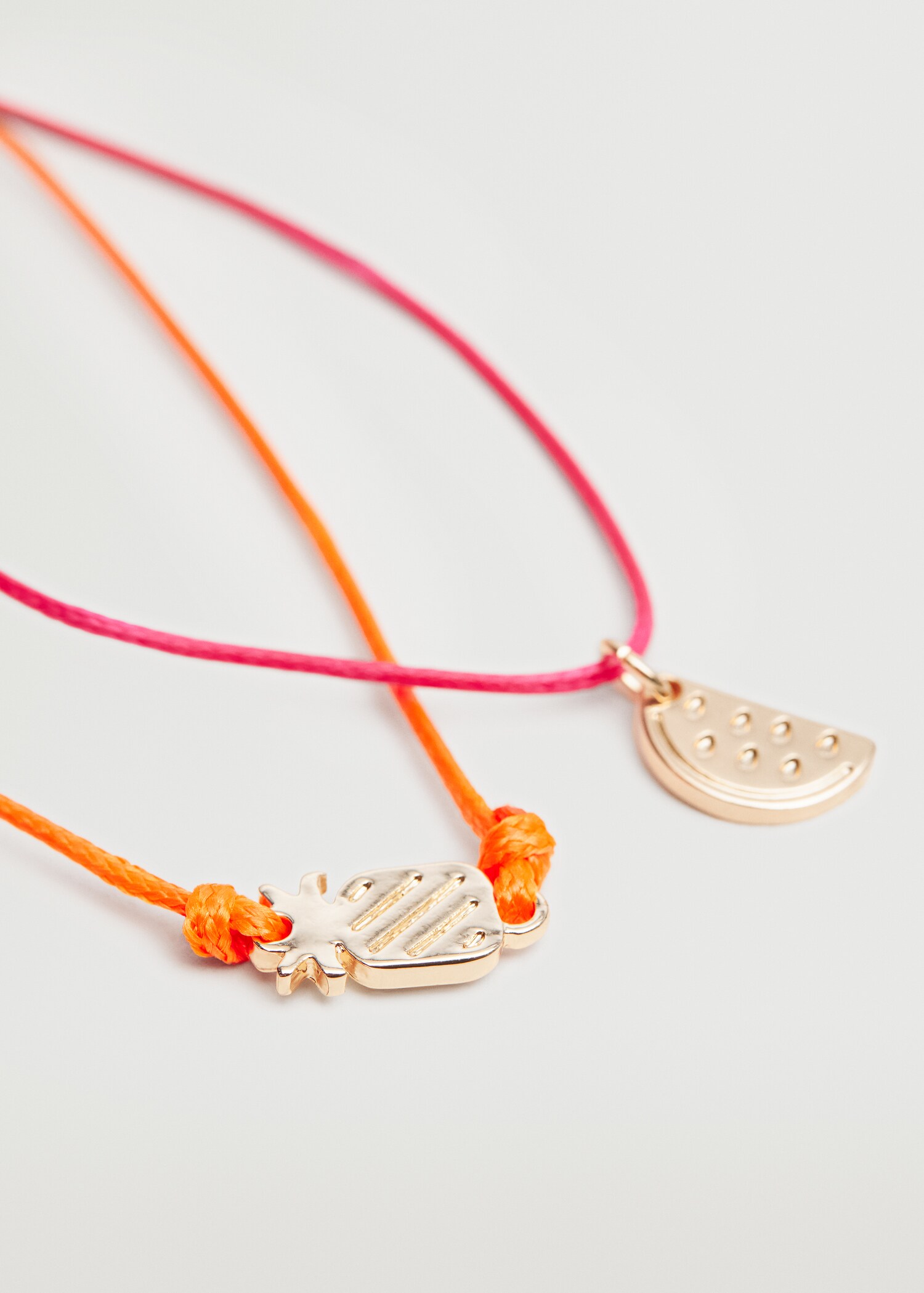 Pack 2 pulseras fruta - Plano medio