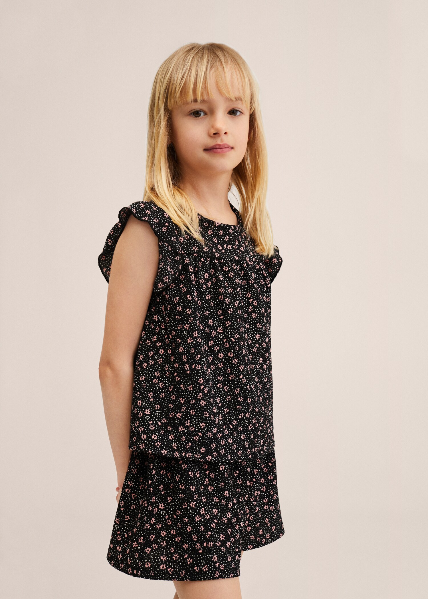 Bluse mit Blumenmuster - Detail des Artikels 1