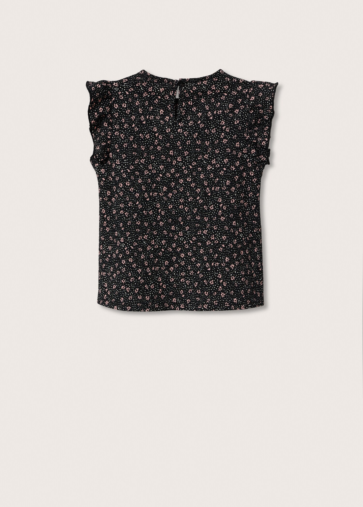 Bluse mit Blumenmuster - Rückseite des Artikels