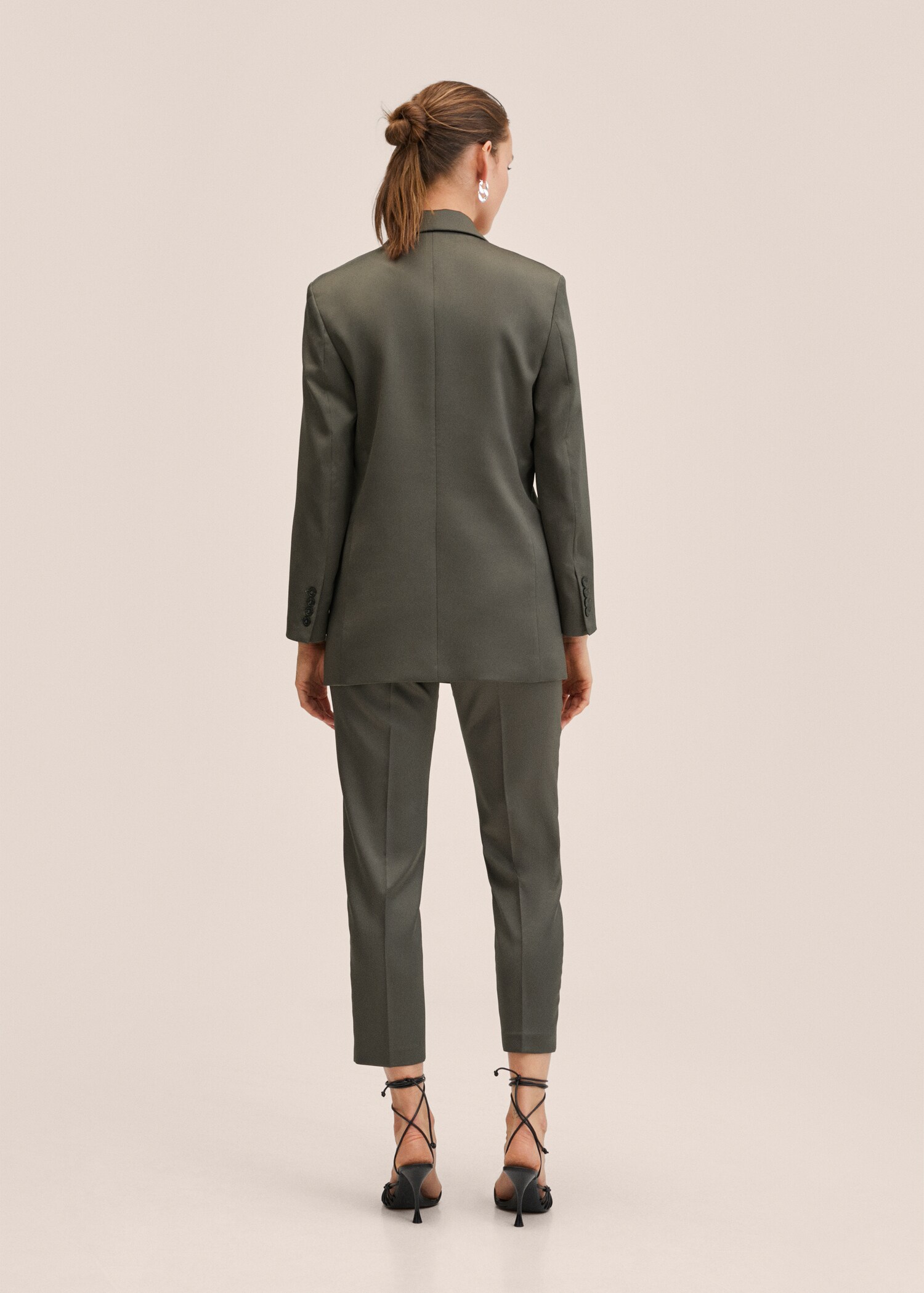 Pantalón recto traje - Reverso del artículo
