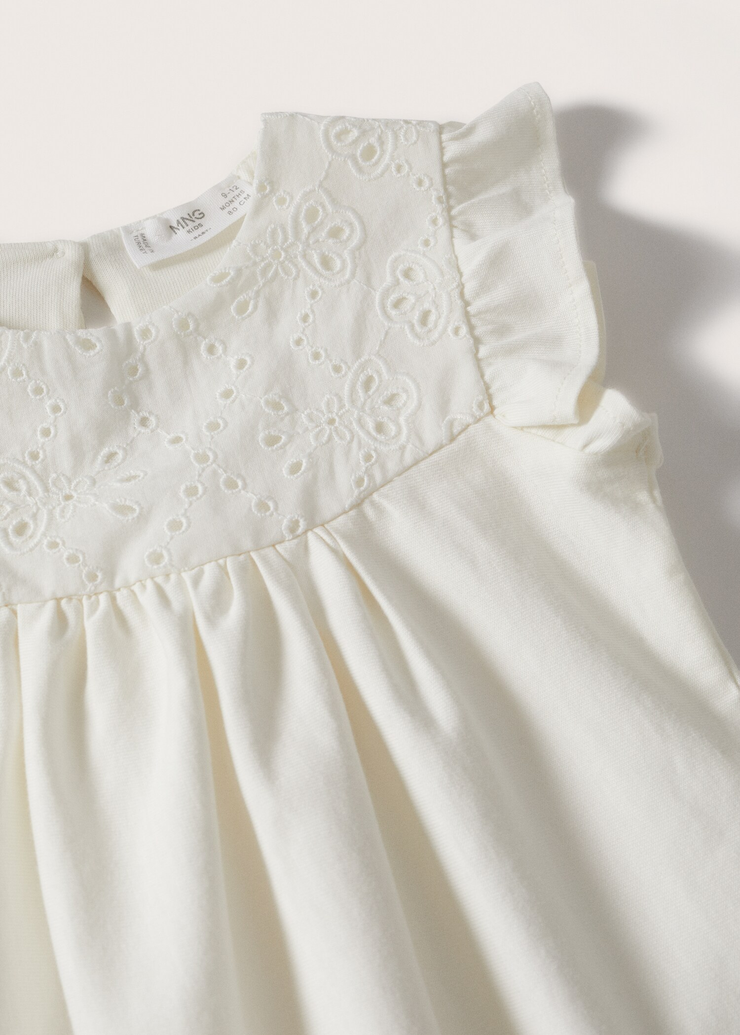 Embroidered cotton dress - Details of the article 7