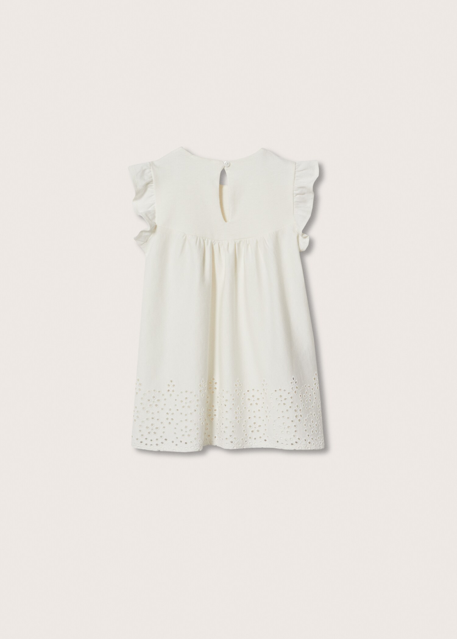 Embroidered cotton dress - Reverse of the article