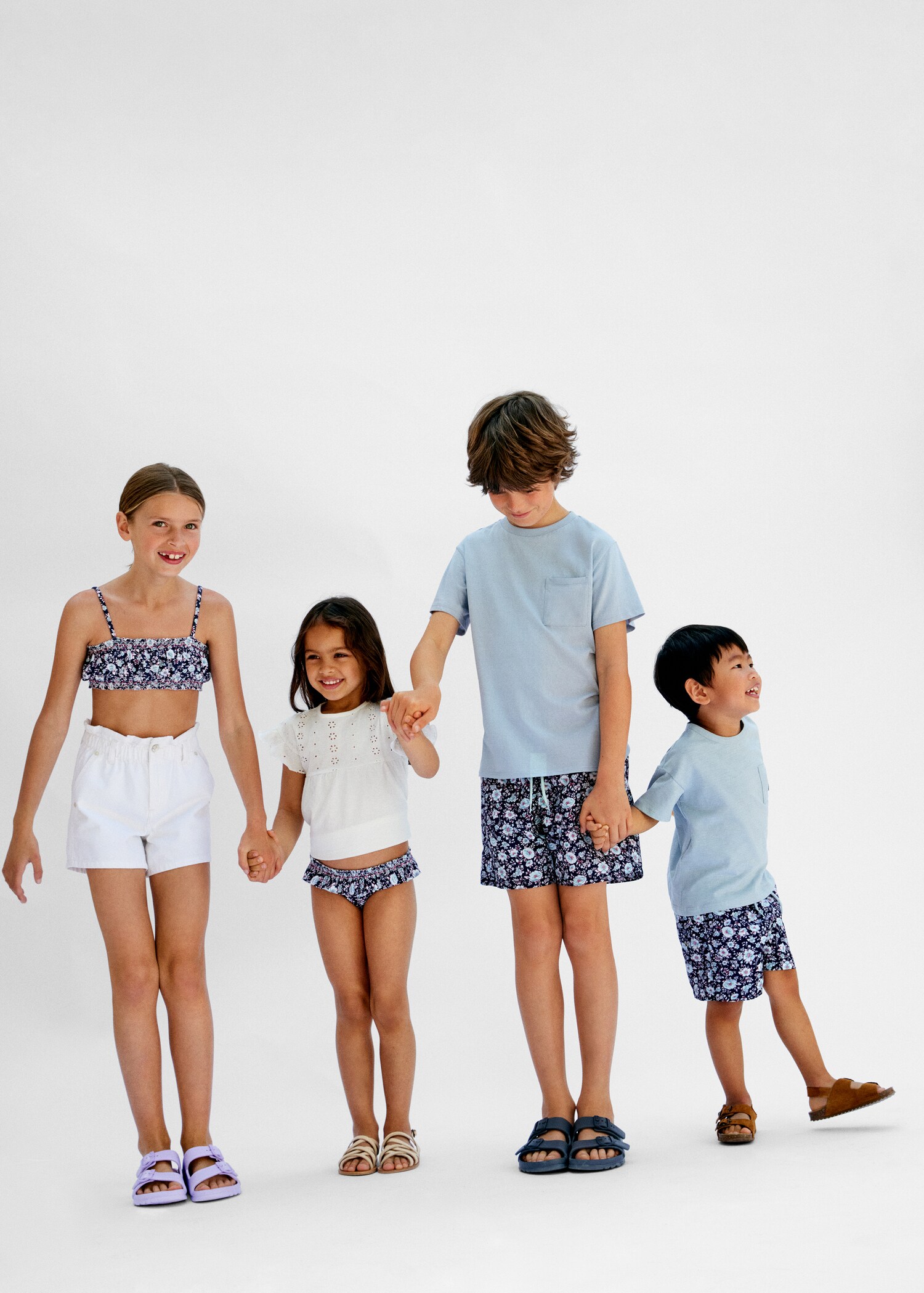 Gebloemde bikini met ruche - Detail van het artikel 5