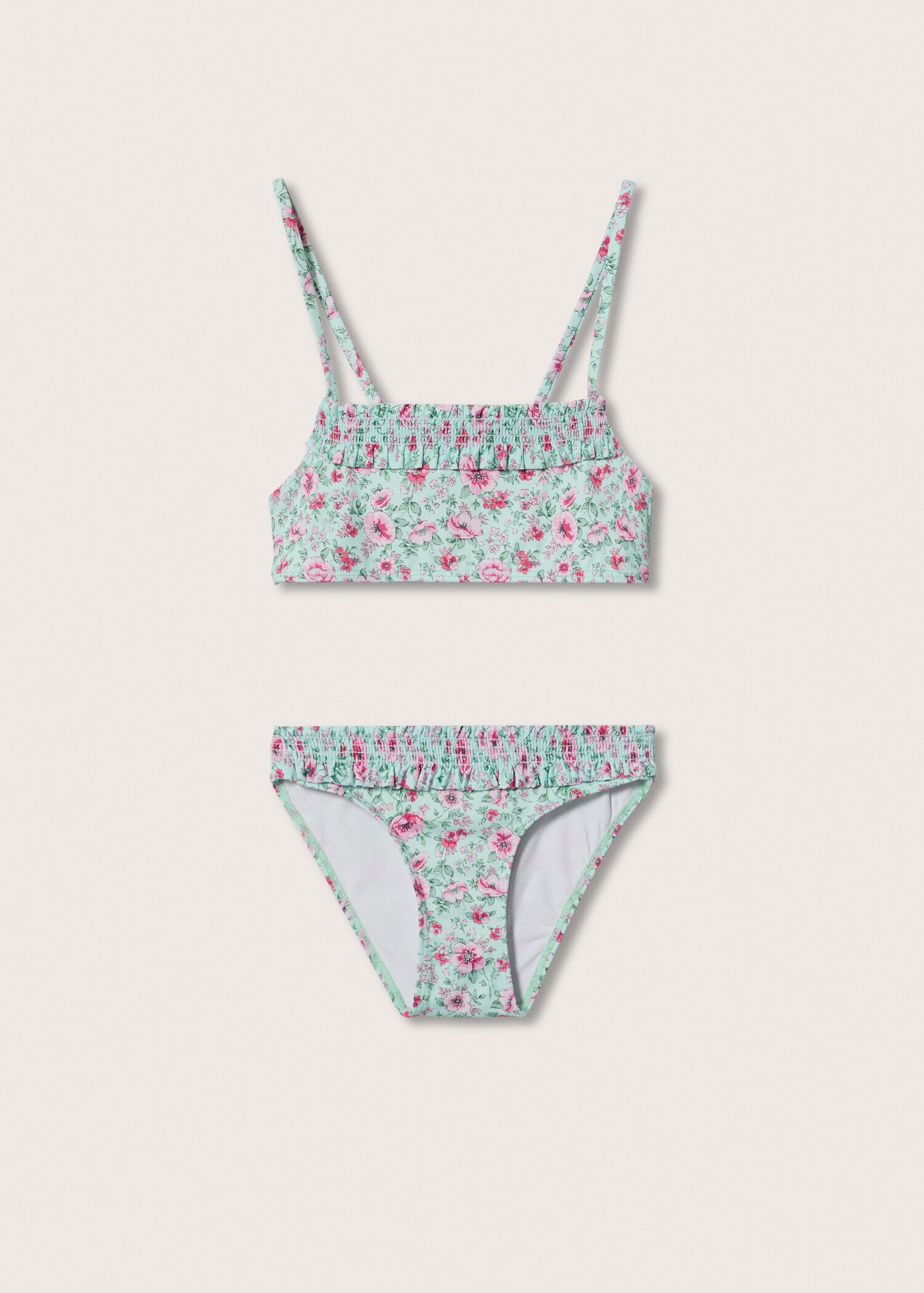 Floral bikini with ruffles - Article without model