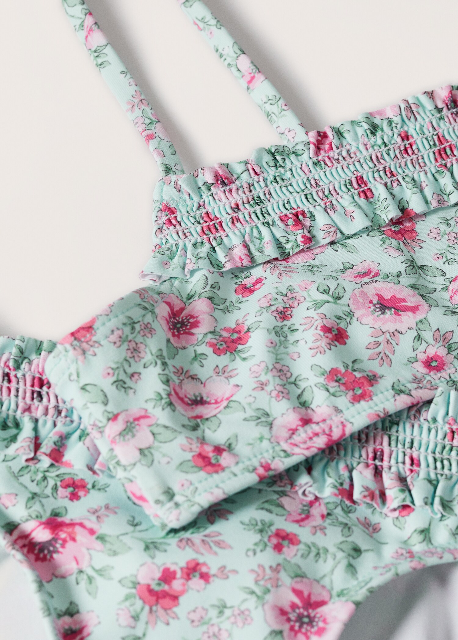 Floral bikini with ruffles - Details of the article 8