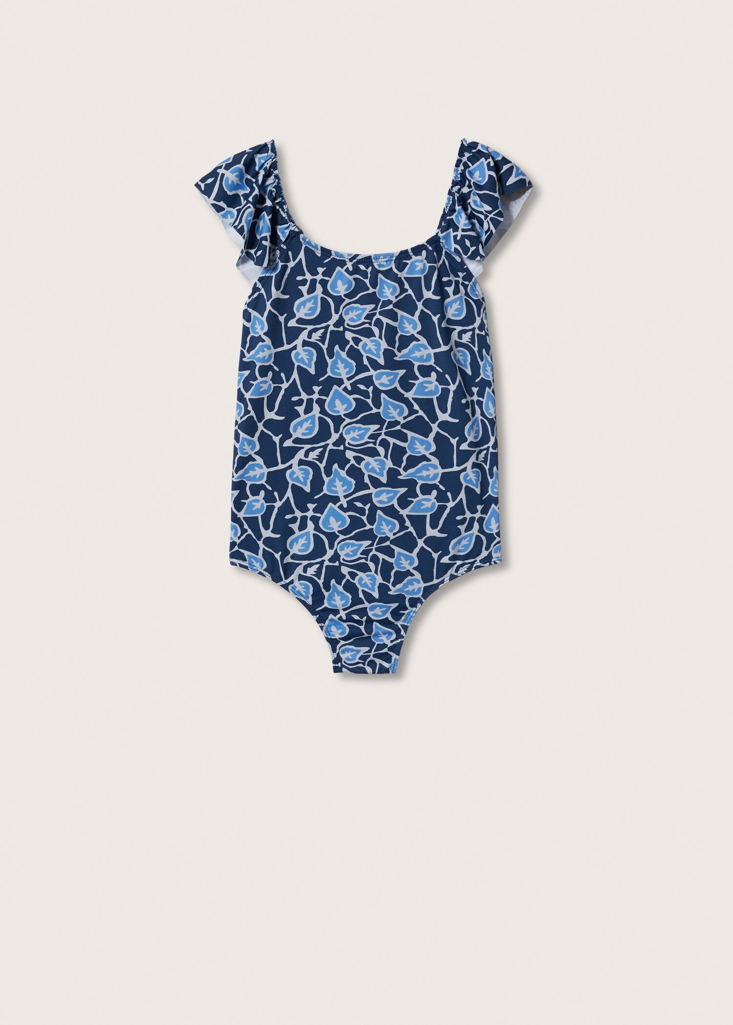 Leaf-print swimsuit - Article without model