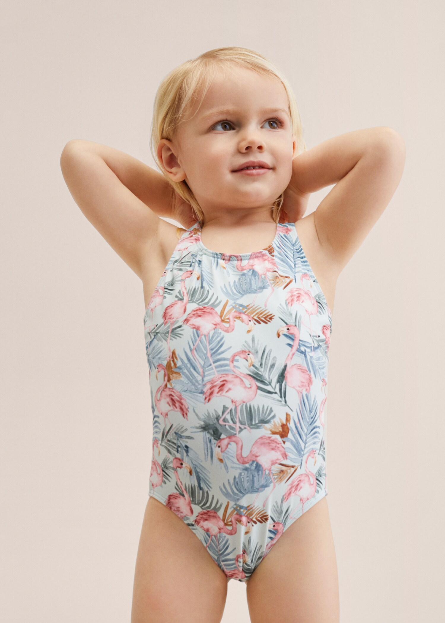 Tropical print swimming trunks - Details of the article 4