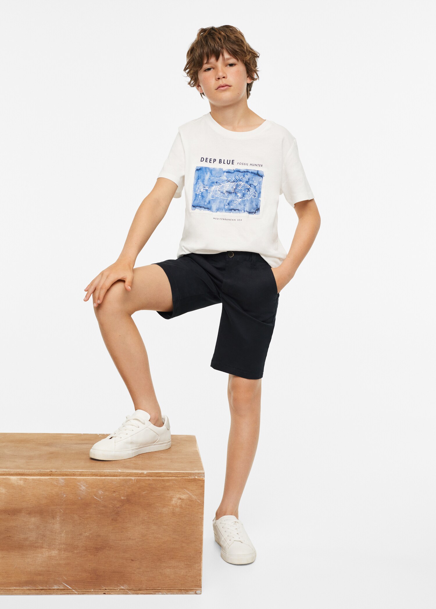 Cotton Bermuda shorts - Details of the article 3