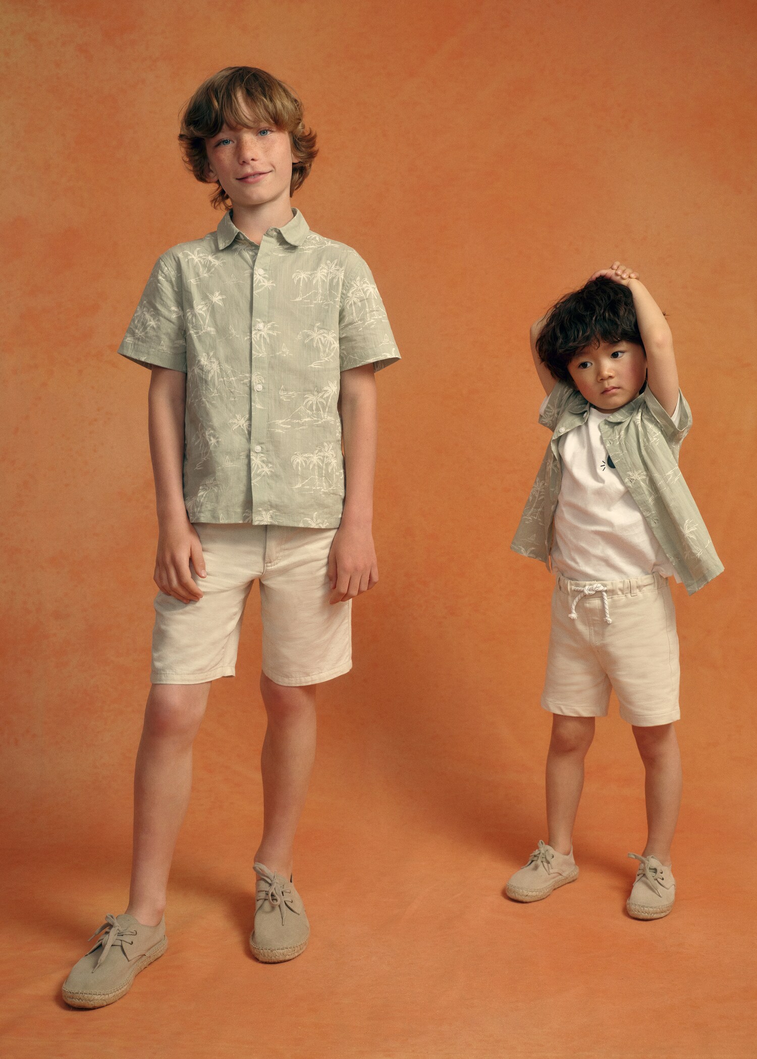 Linen cotton bermuda shorts - Details of the article 7