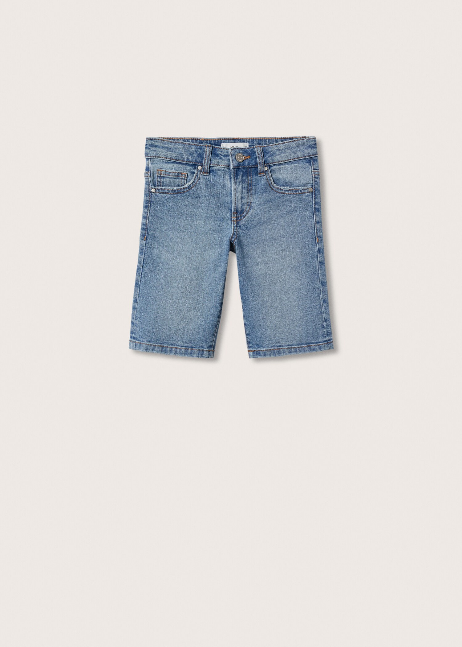 Cotton denim shorts - Article without model