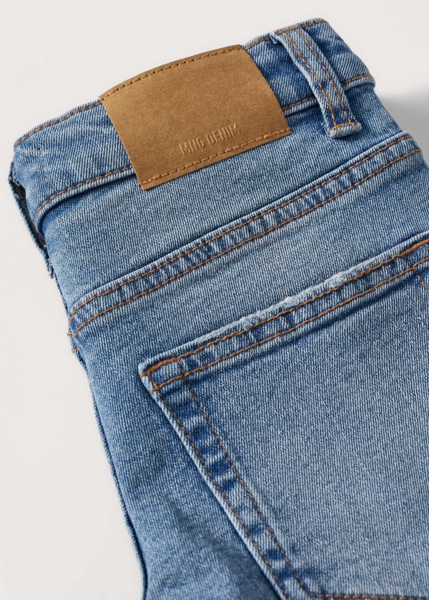 Cotton denim shorts - Details of the article 8
