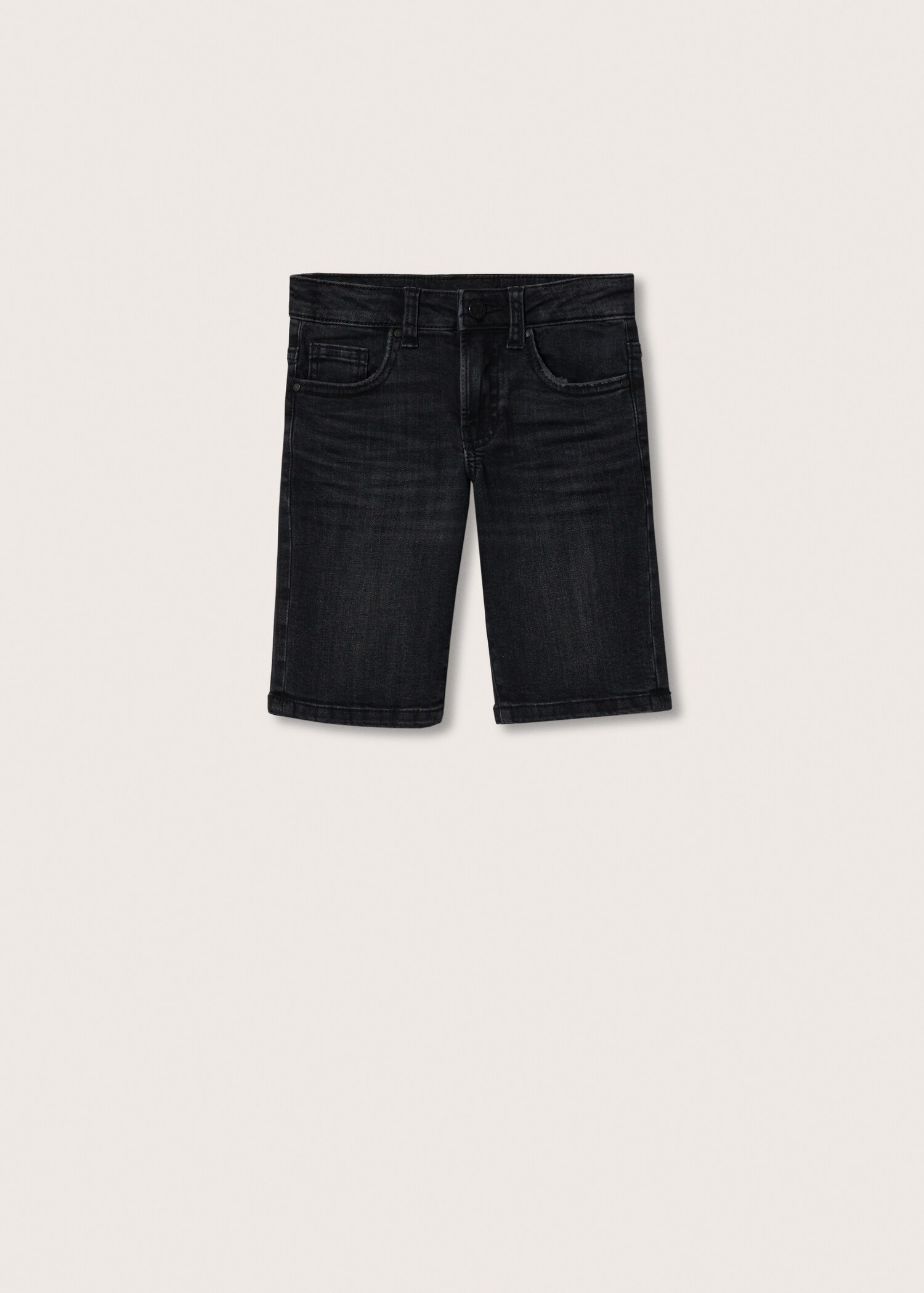 Cotton denim shorts - Article without model