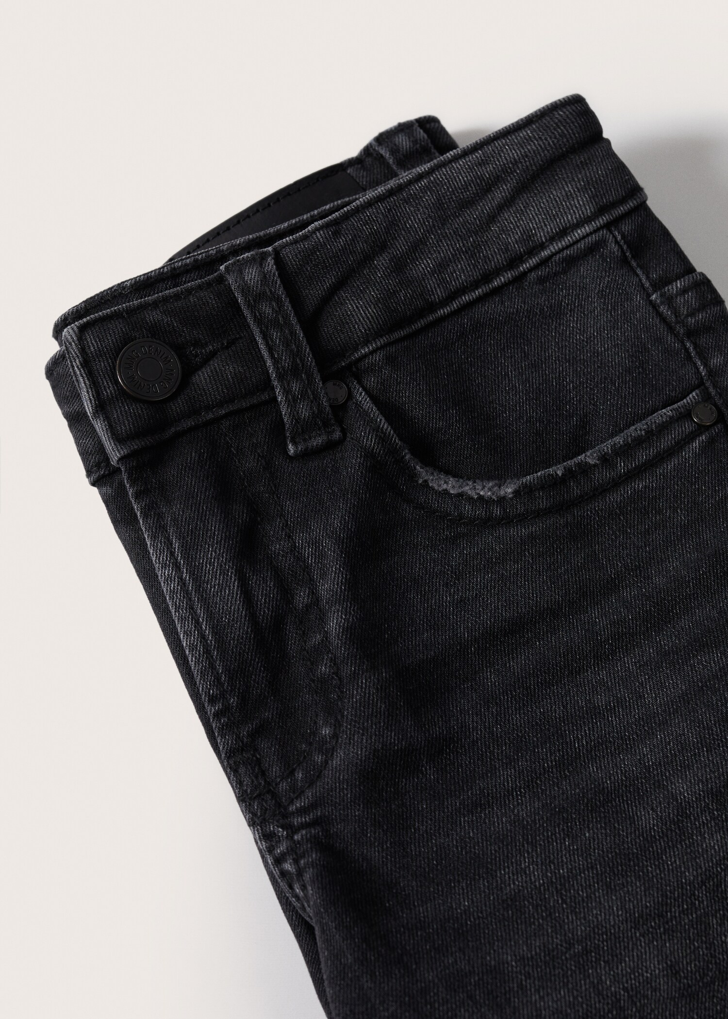 Cotton denim shorts - Details of the article 8