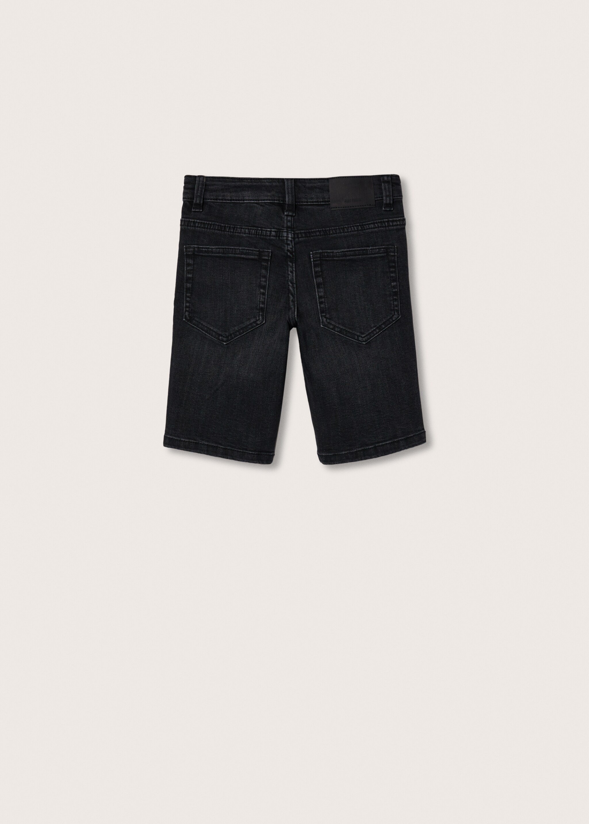 Jeans-Bermudashorts aus Baumwolle - Rückseite des Artikels
