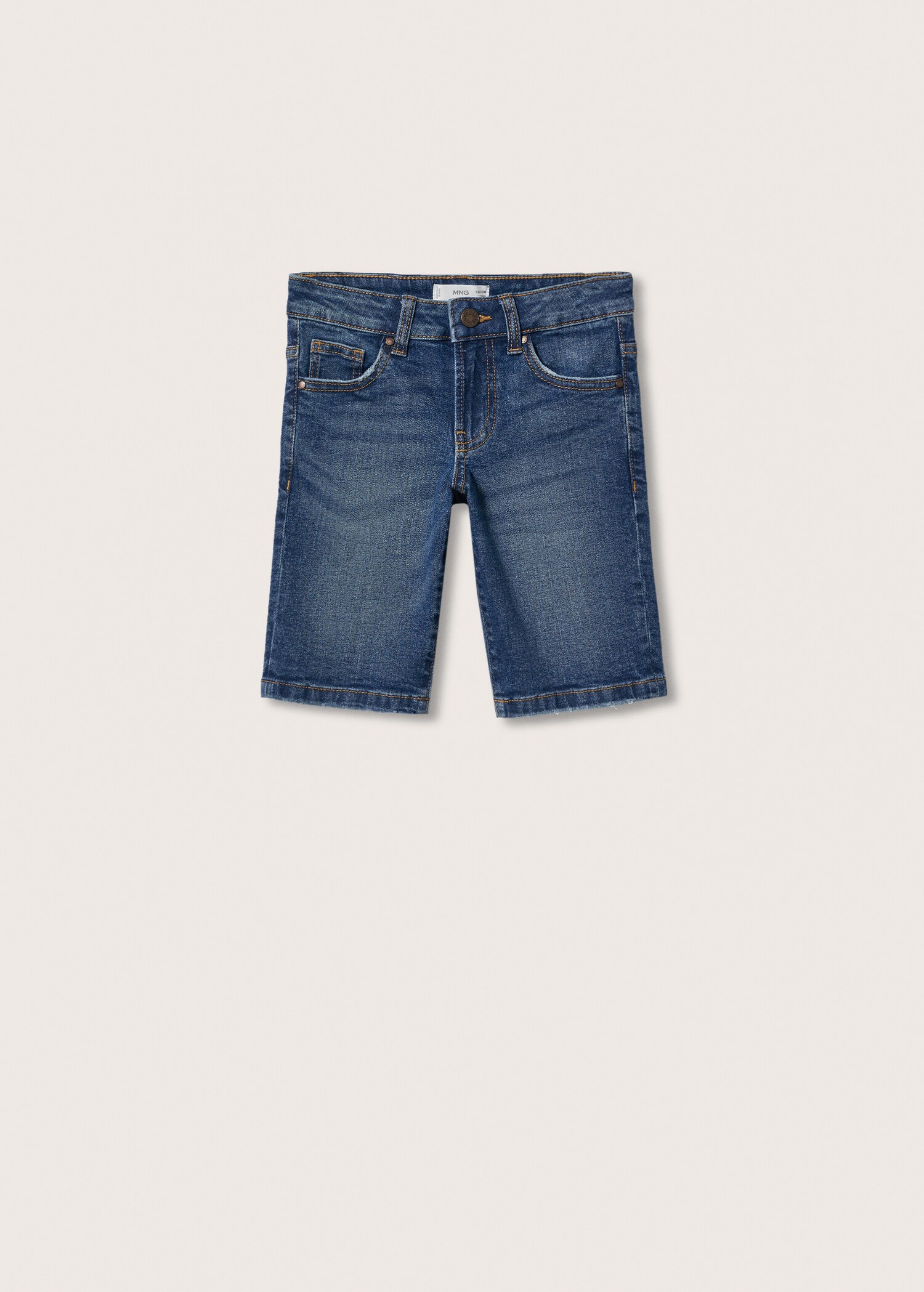 Cotton denim shorts - Article without model