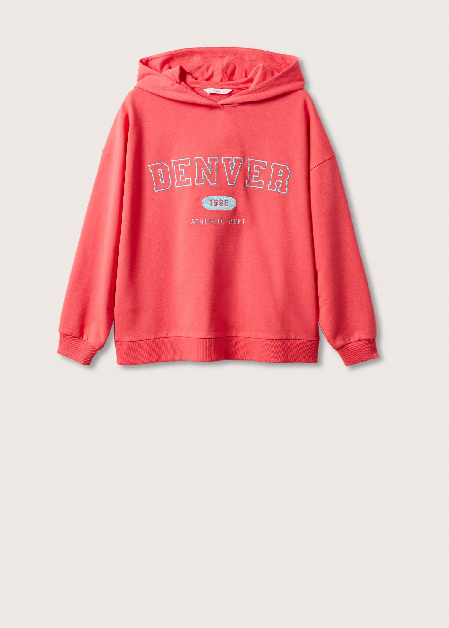 Mönstrad sweatshirt med huva - Artikel utan modell