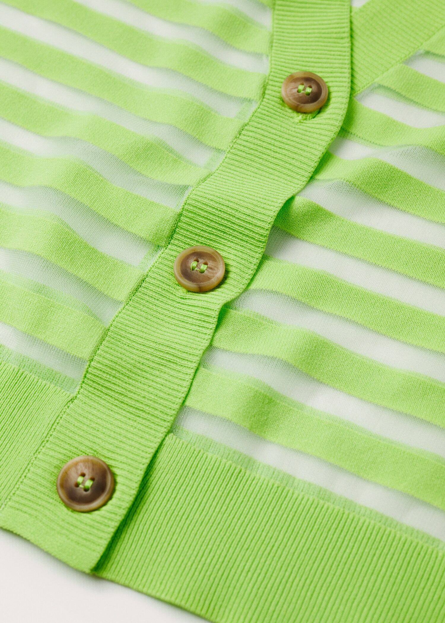 Stripped knit cardigan - Details of the article 8