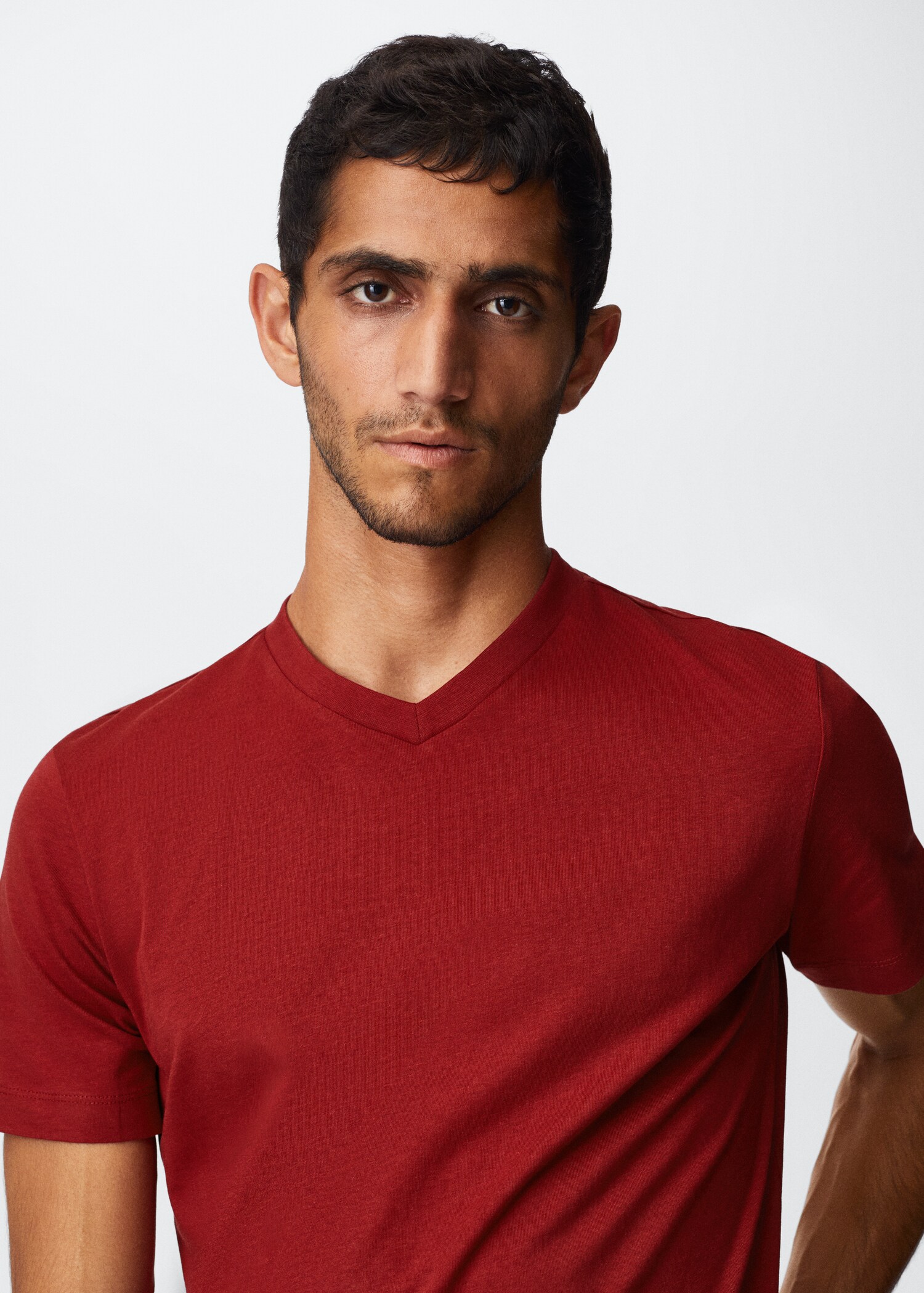 Sustainable cotton basic T-shirt - Details of the article 1