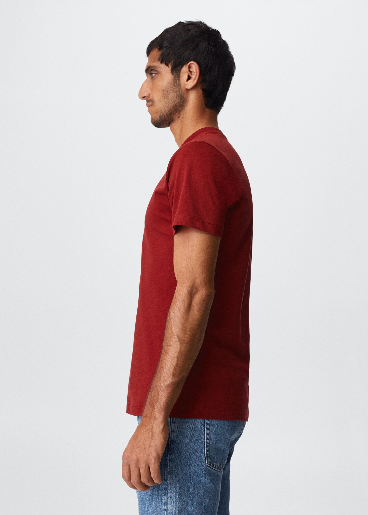 Sustainable cotton basic T-shirt - Details of the article 2