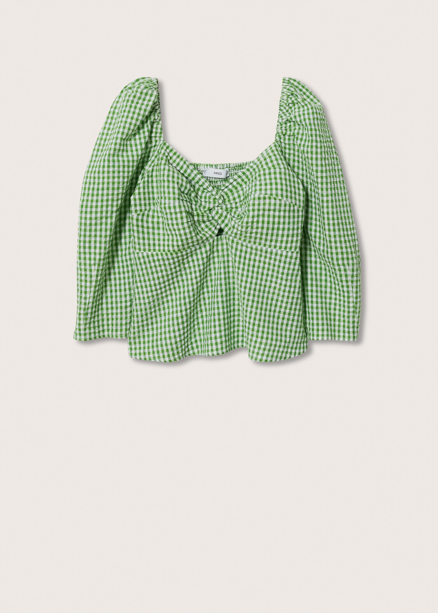 Blusa algodón cuadro vichy - Artículo sin modelo