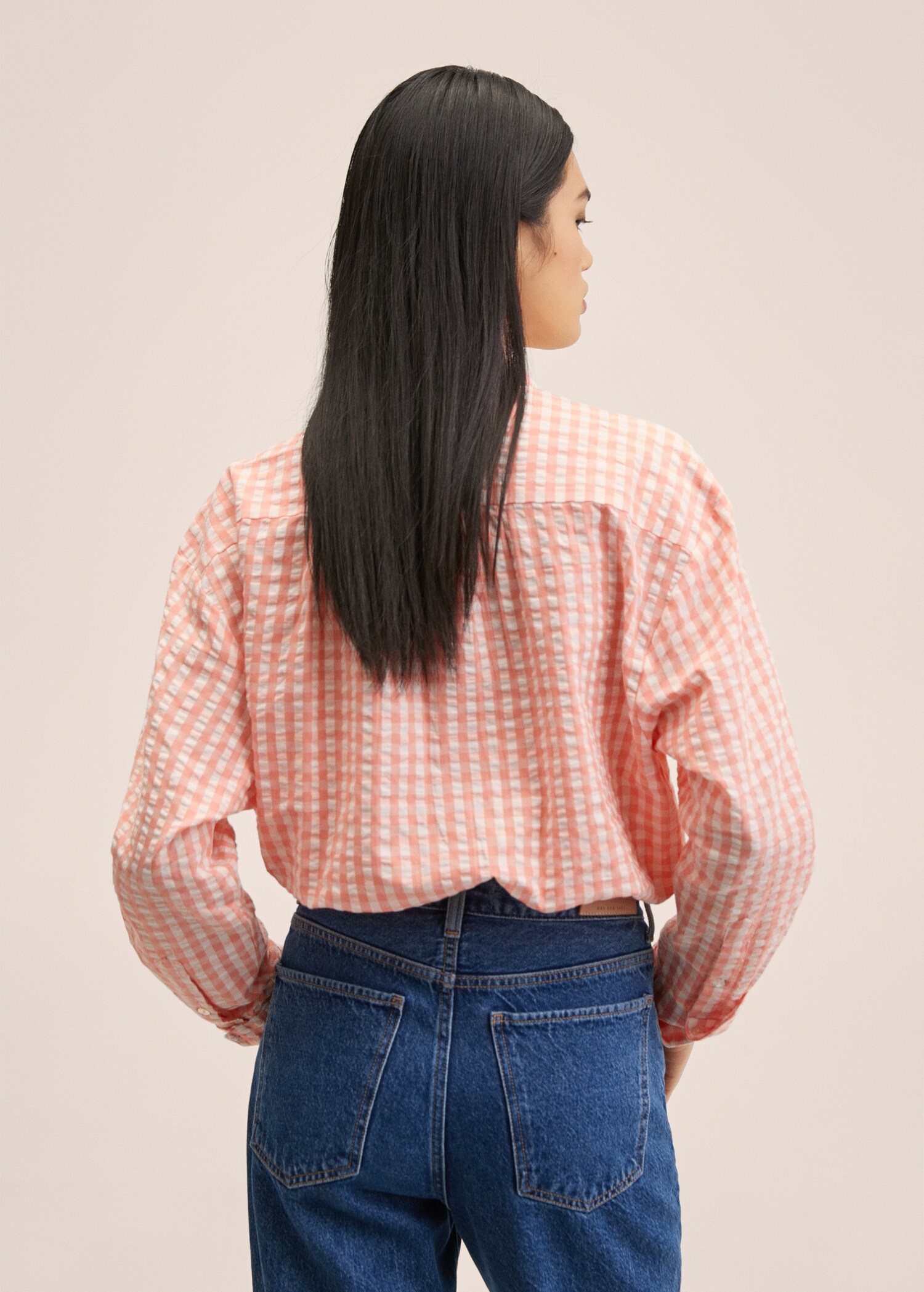 Chemise coton oversize - Verso de l’article