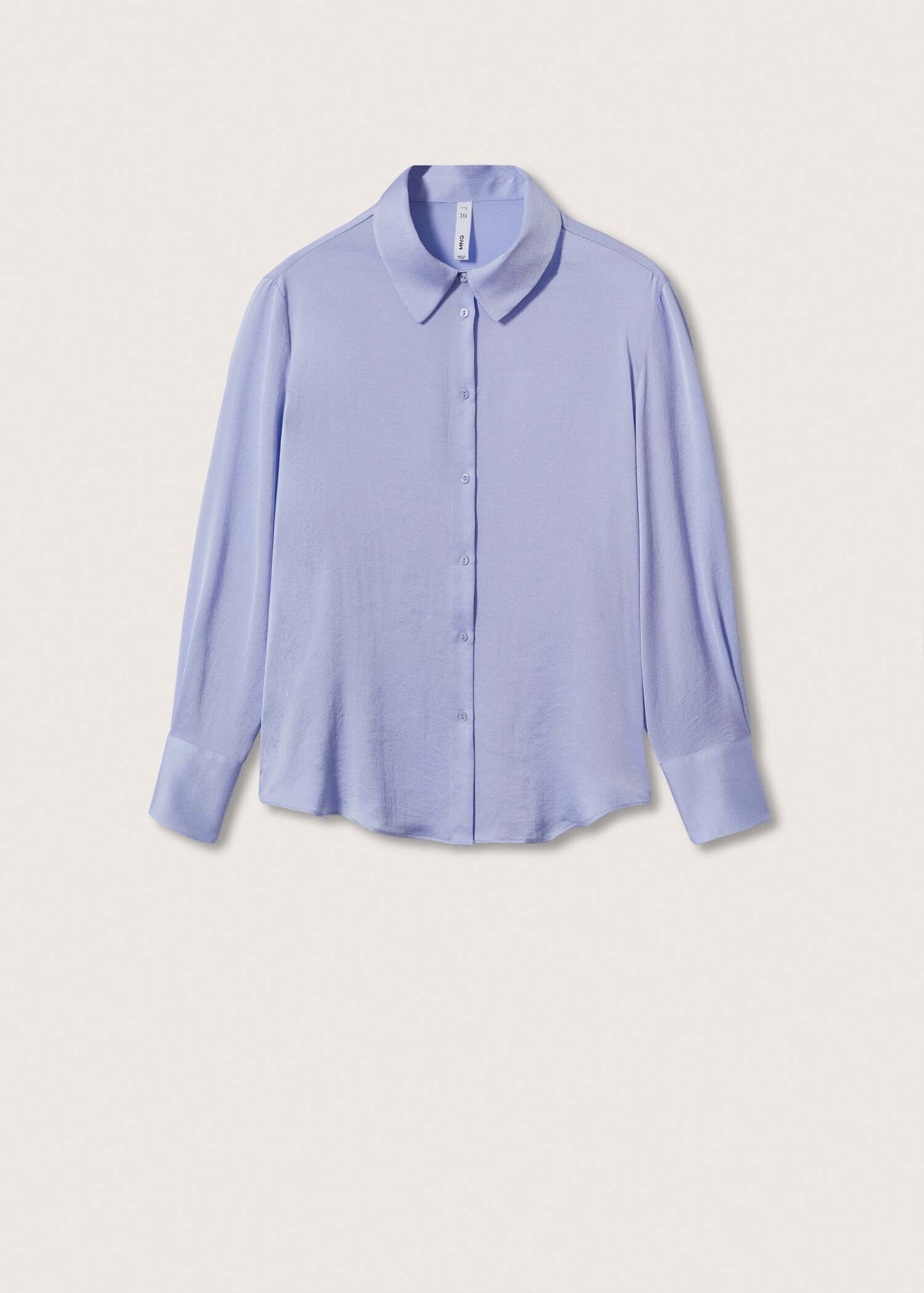 Camisa satinada oversize - Artículo sin modelo