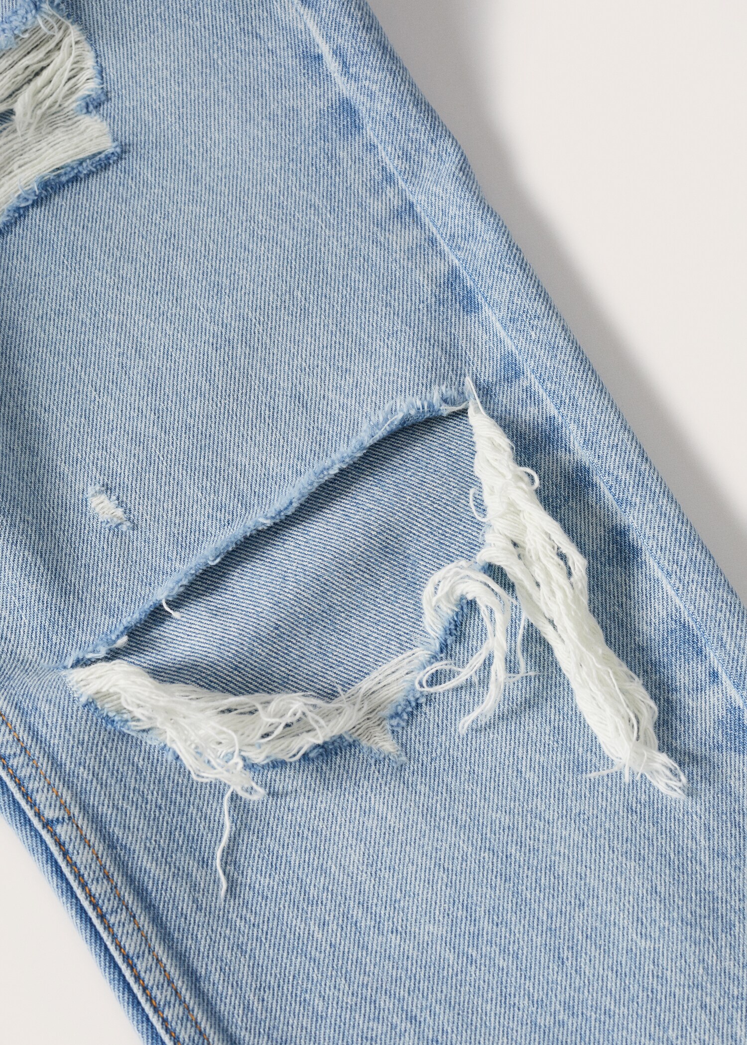 Džíny loose fit s dekorativním roztrháním - Detail zboží 8