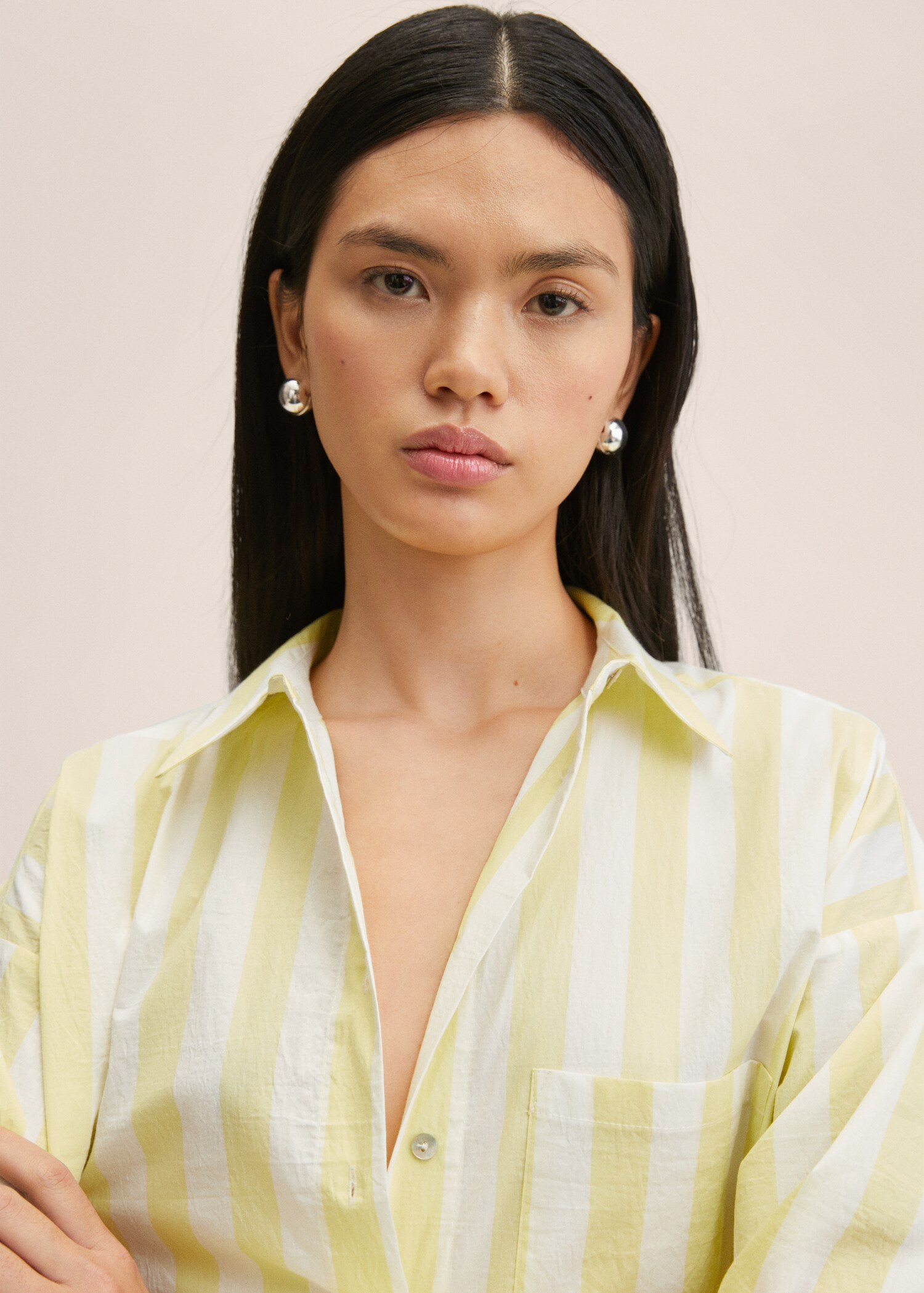 Camisa vestir algodón rayas - Detalle del artículo 1