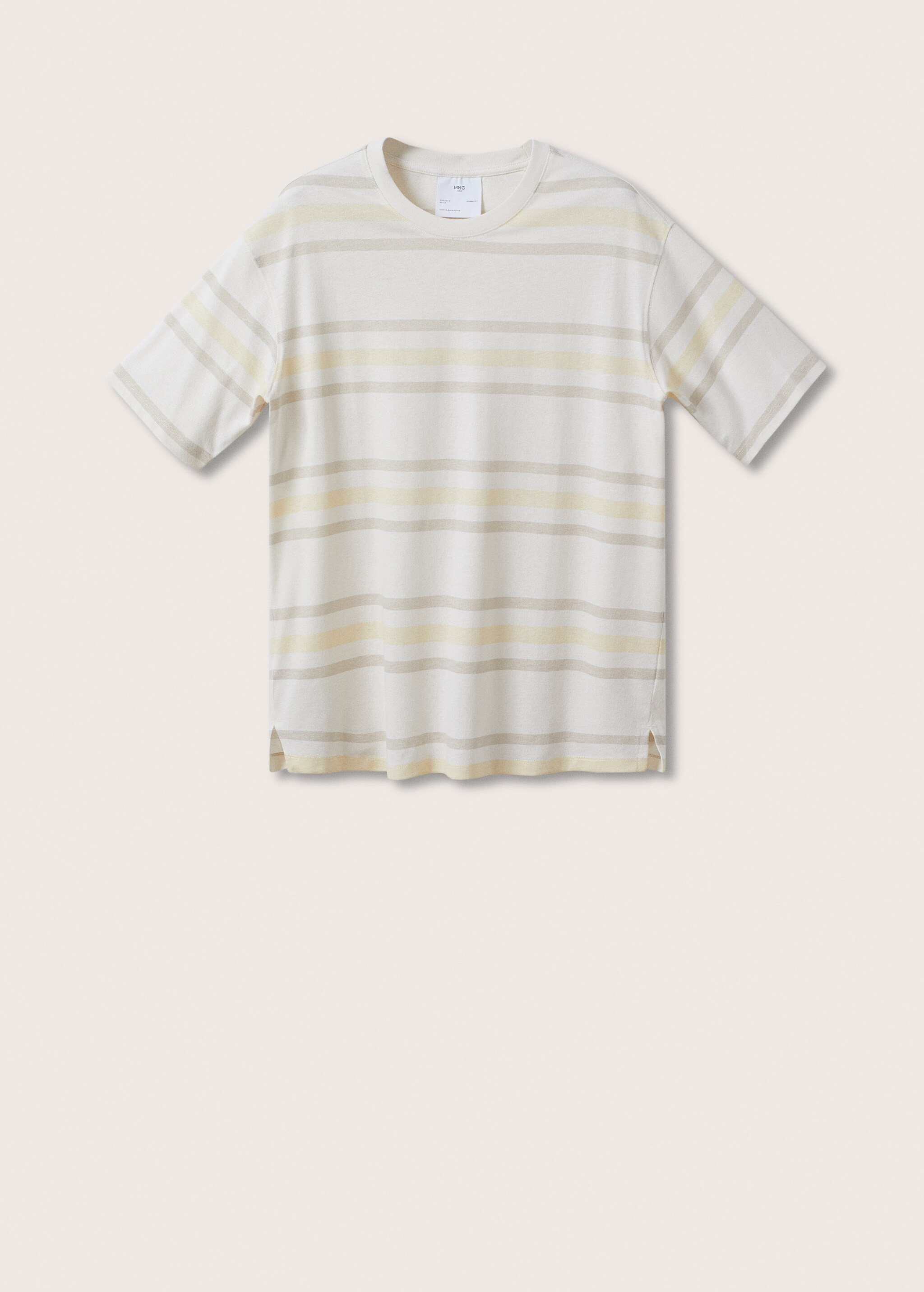 Camiseta algodón lino rayas - Artículo sin modelo