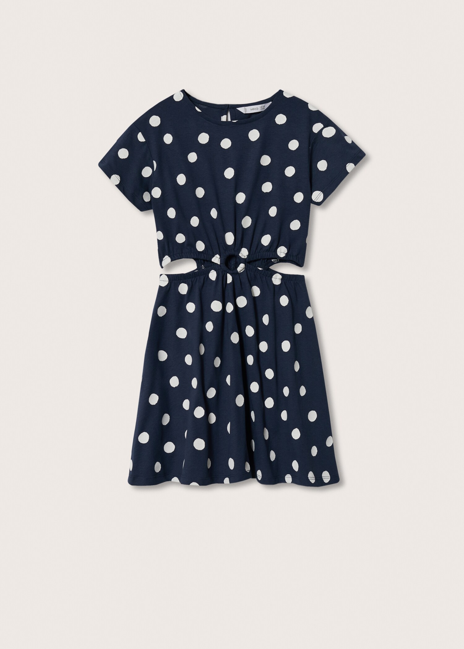 Printed cut-out detail dress - Article without model