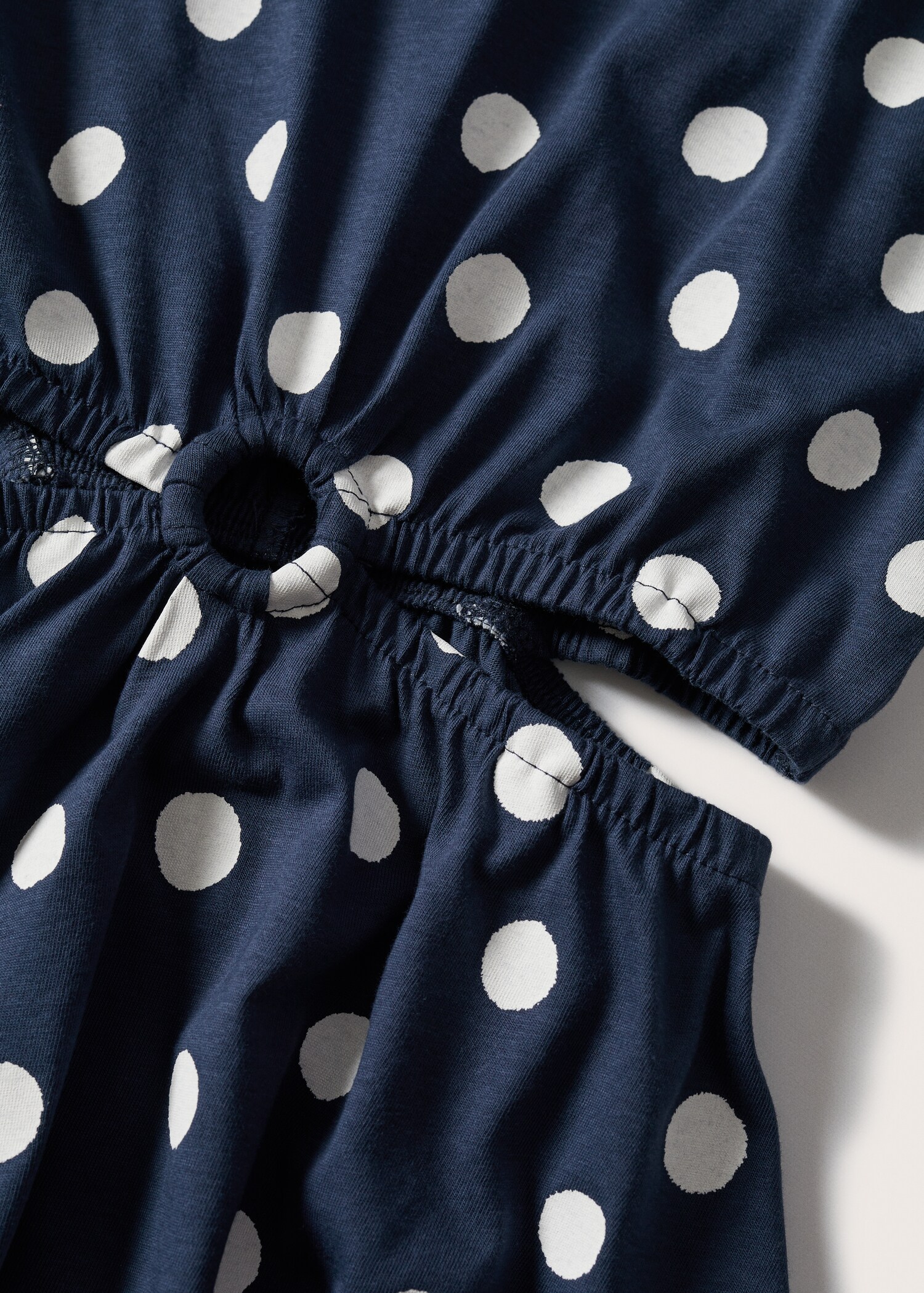 Printed cut-out detail dress - Details of the article 8